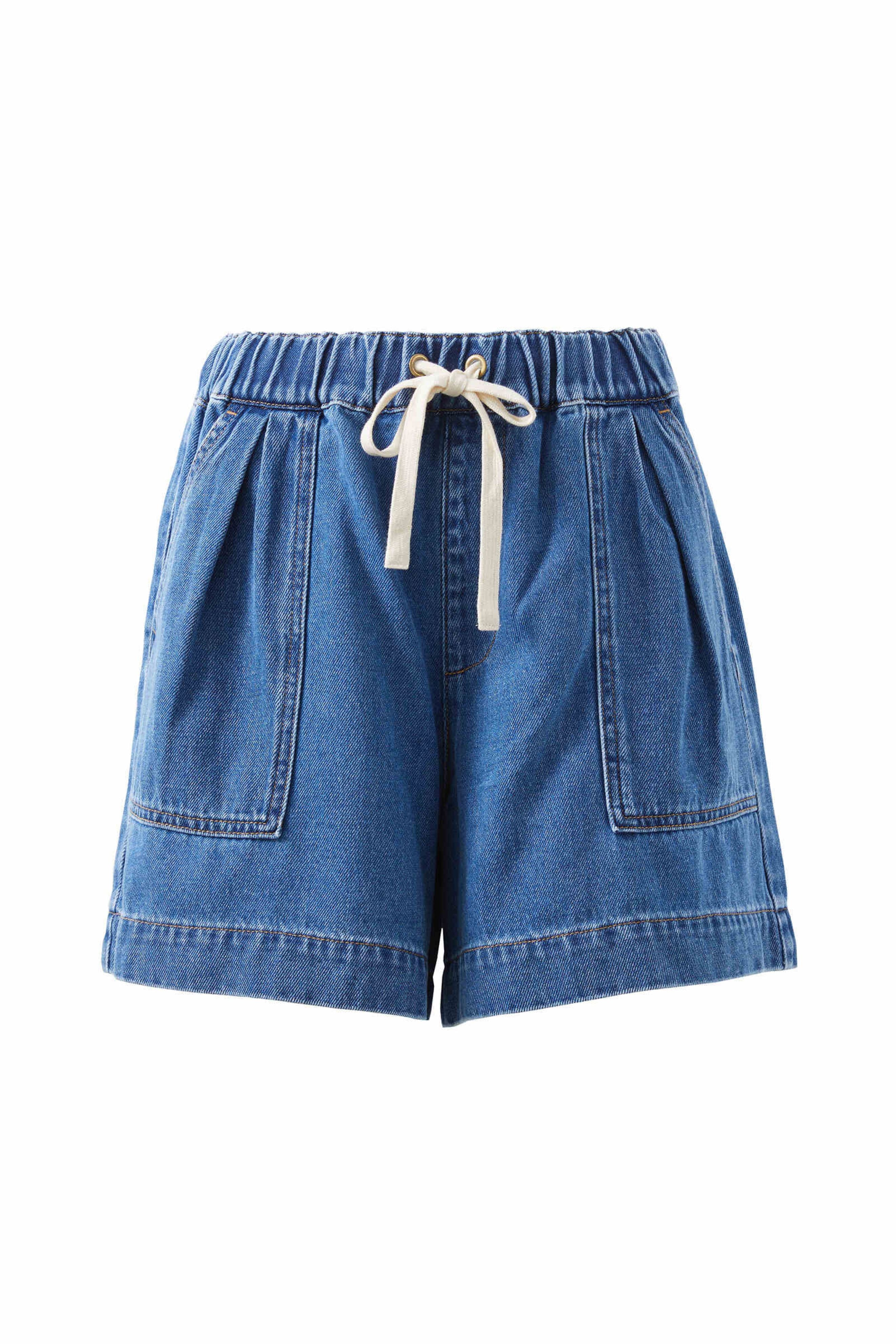 Darcy Relaxed Everyday Shorts - Indigo Blue