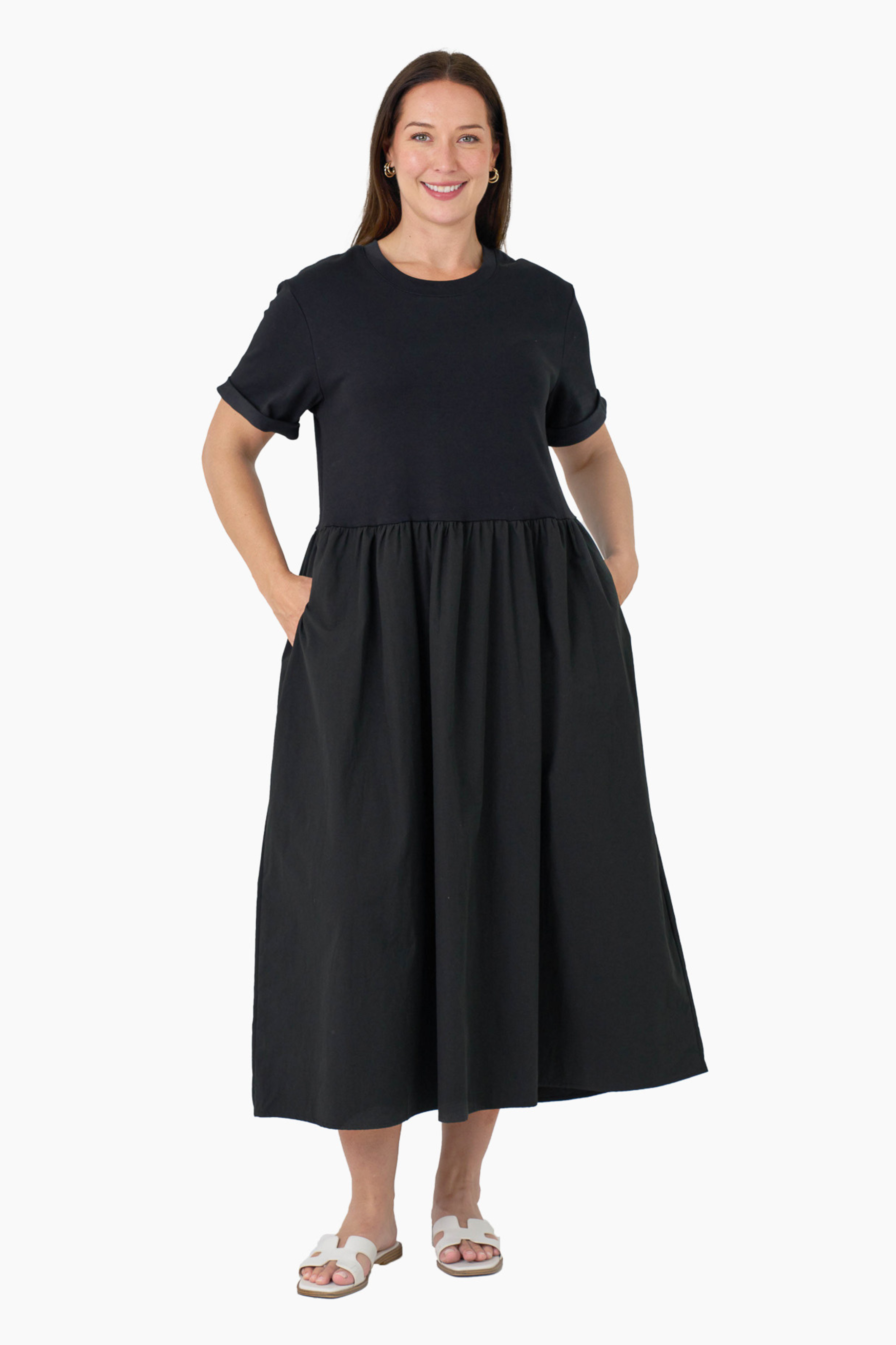 Phoebe Dress in Black