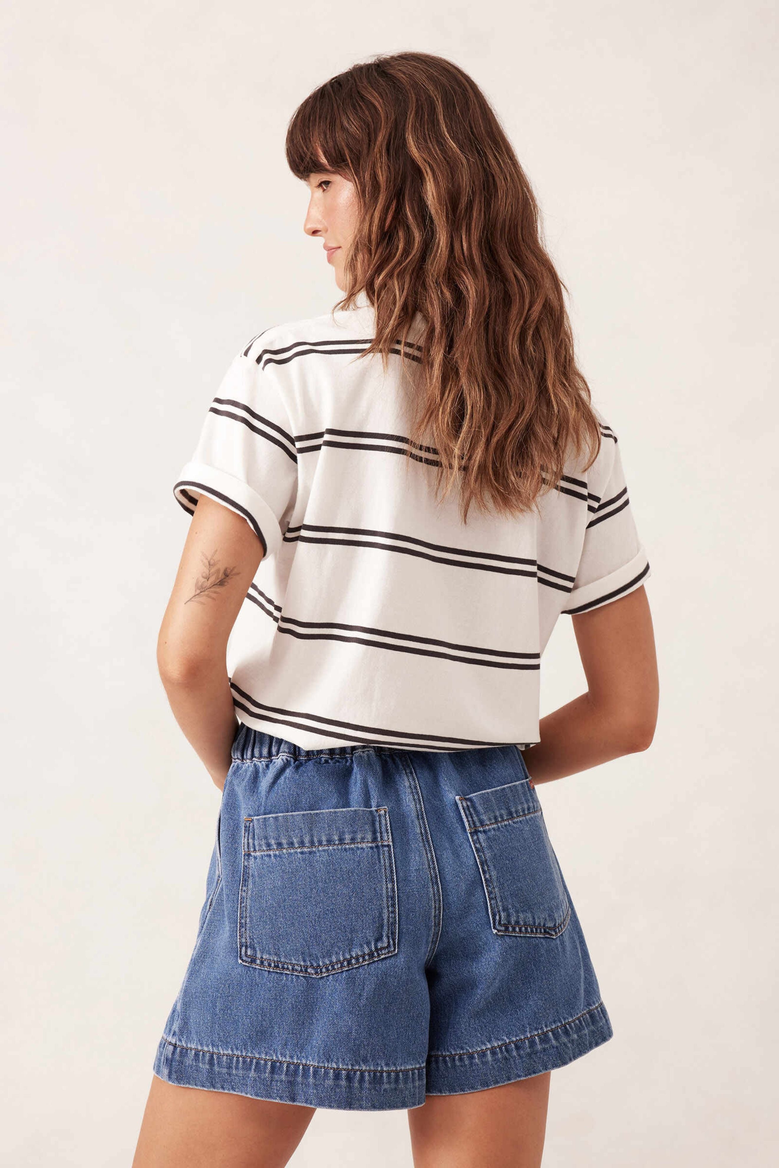 Darcy Relaxed Everyday Shorts - Indigo Blue