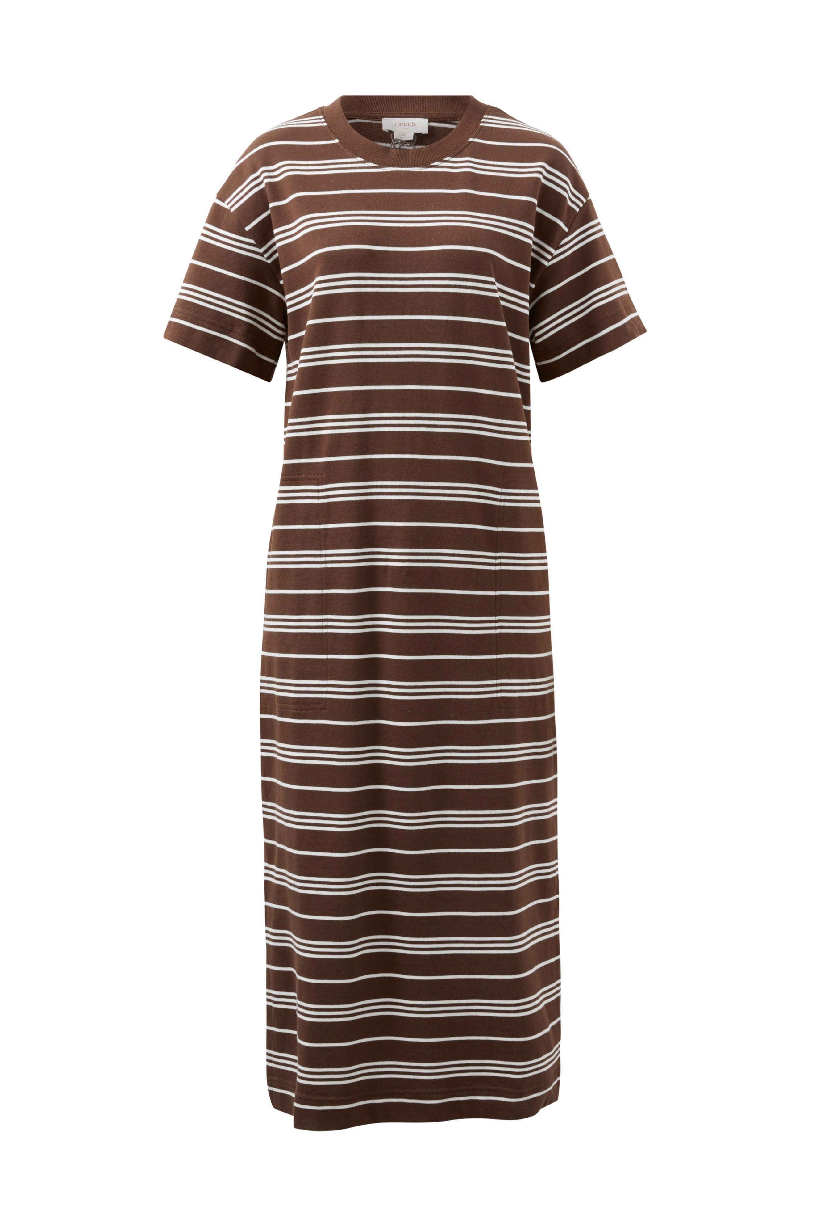 Charlotte Midi Dress in Chocolate