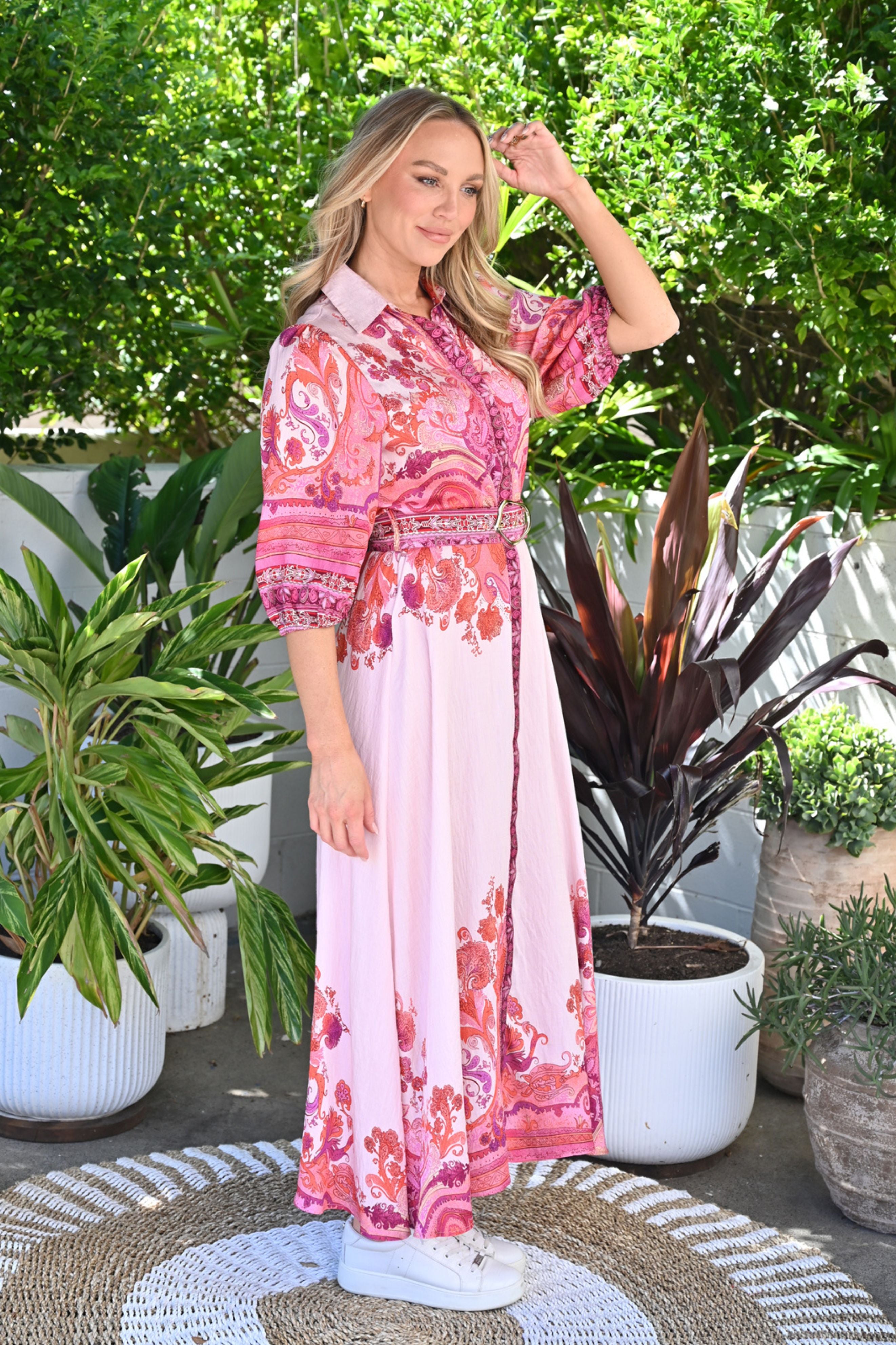Arabella Dress in Pink