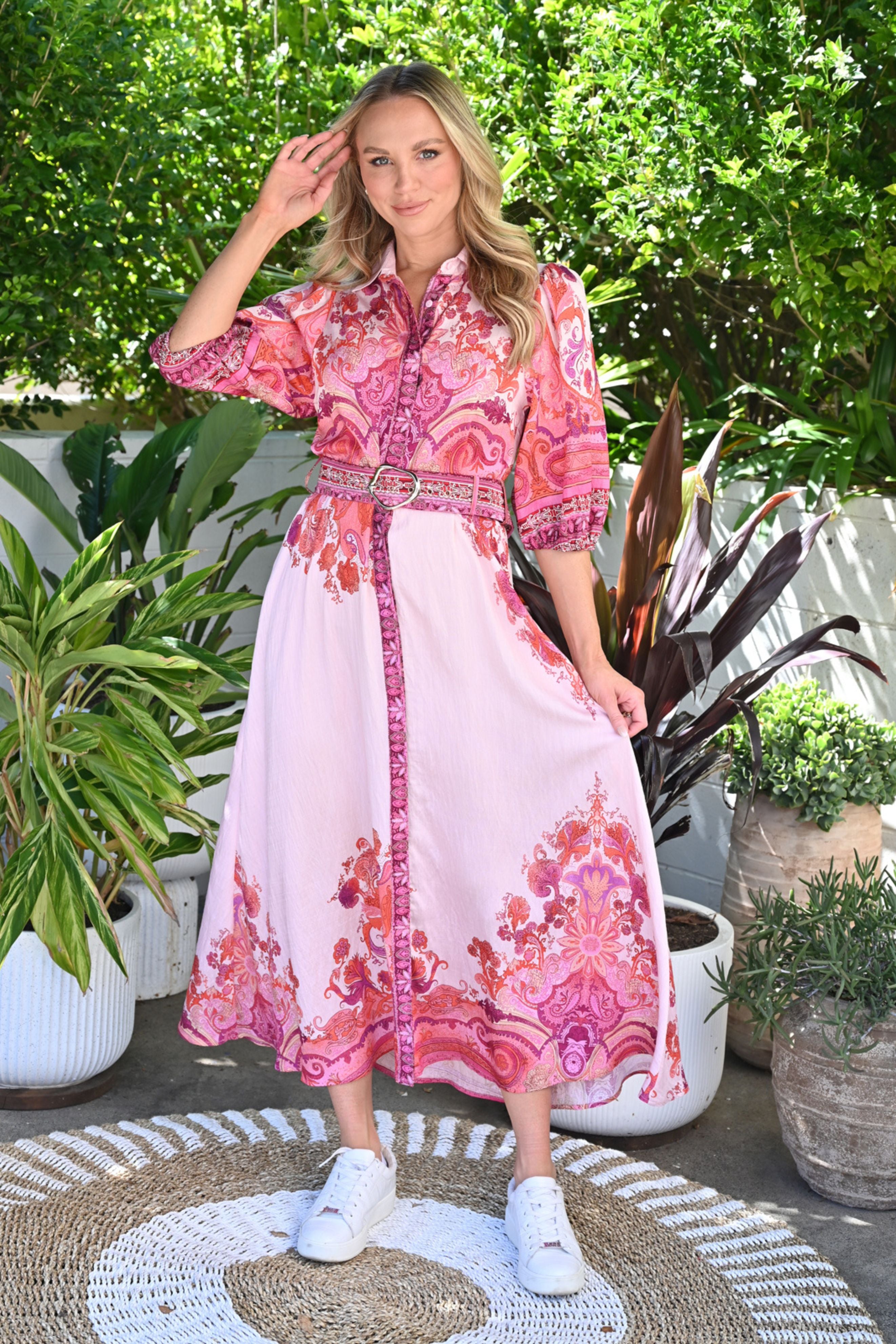 Arabella Dress in Pink