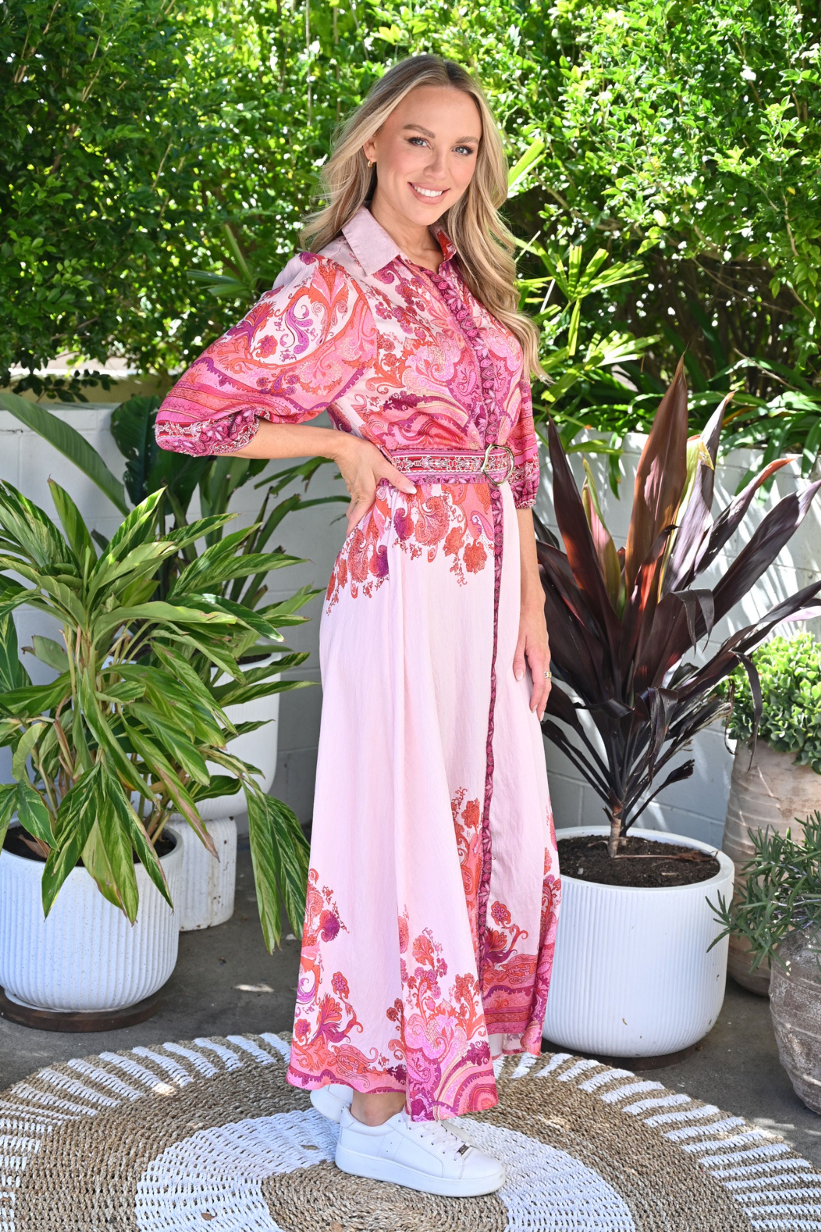 Arabella Dress in Pink