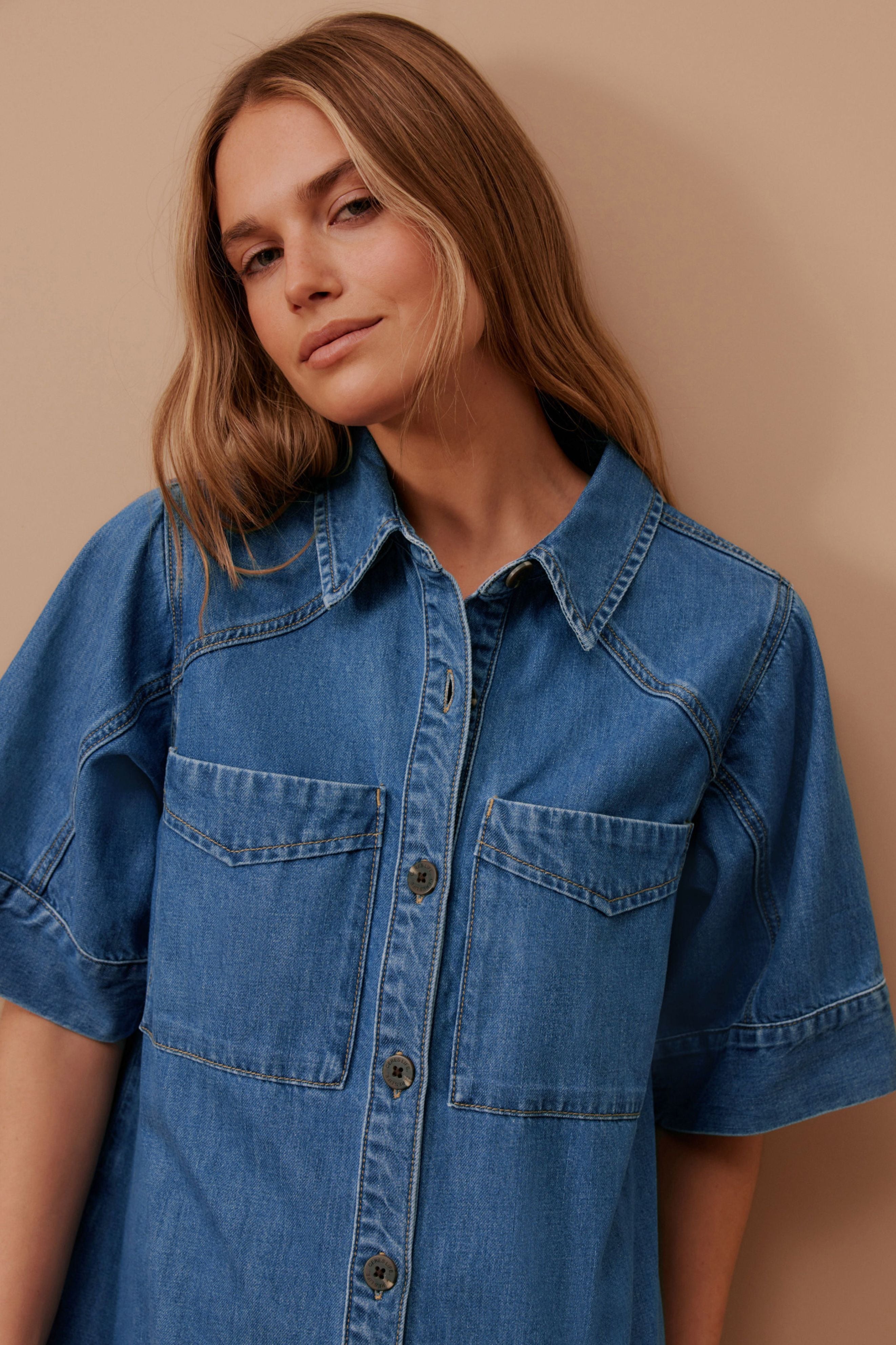 Ava Short Sleeve Mini Dress