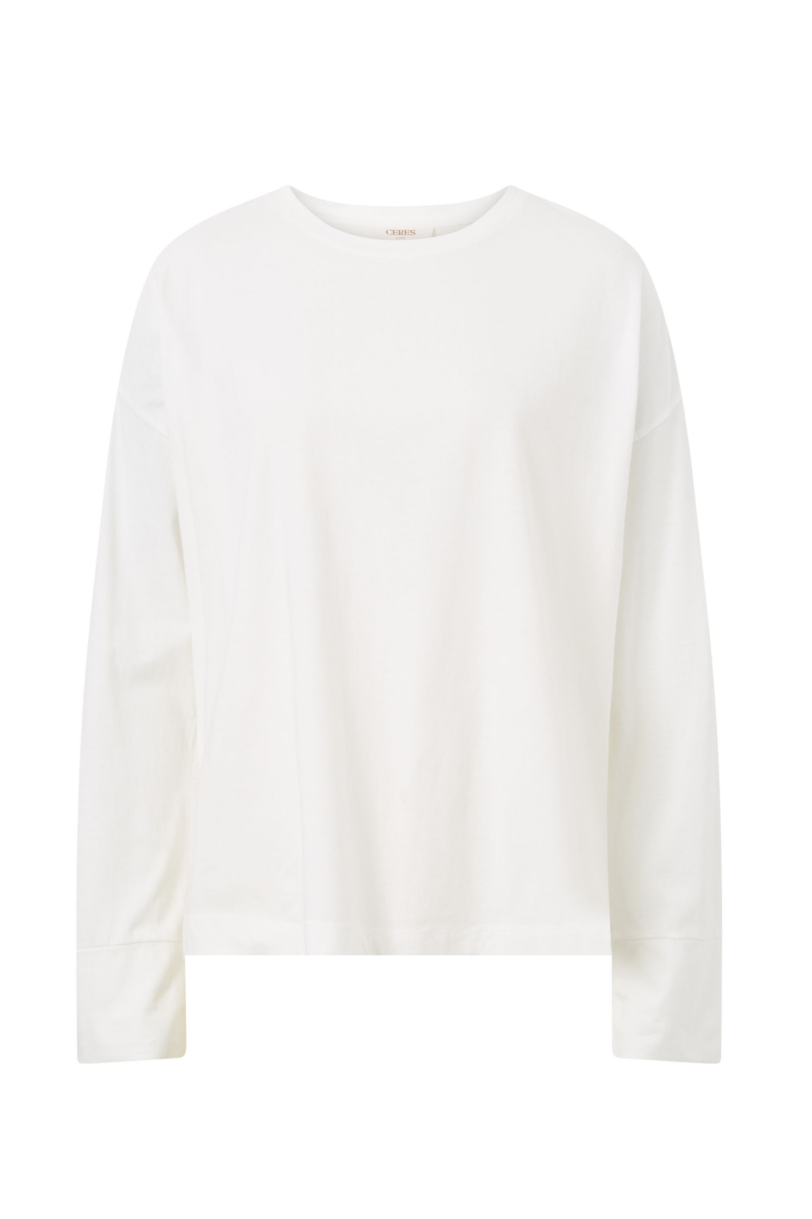 Slouchy Long Sleeve Tee - Vanilla