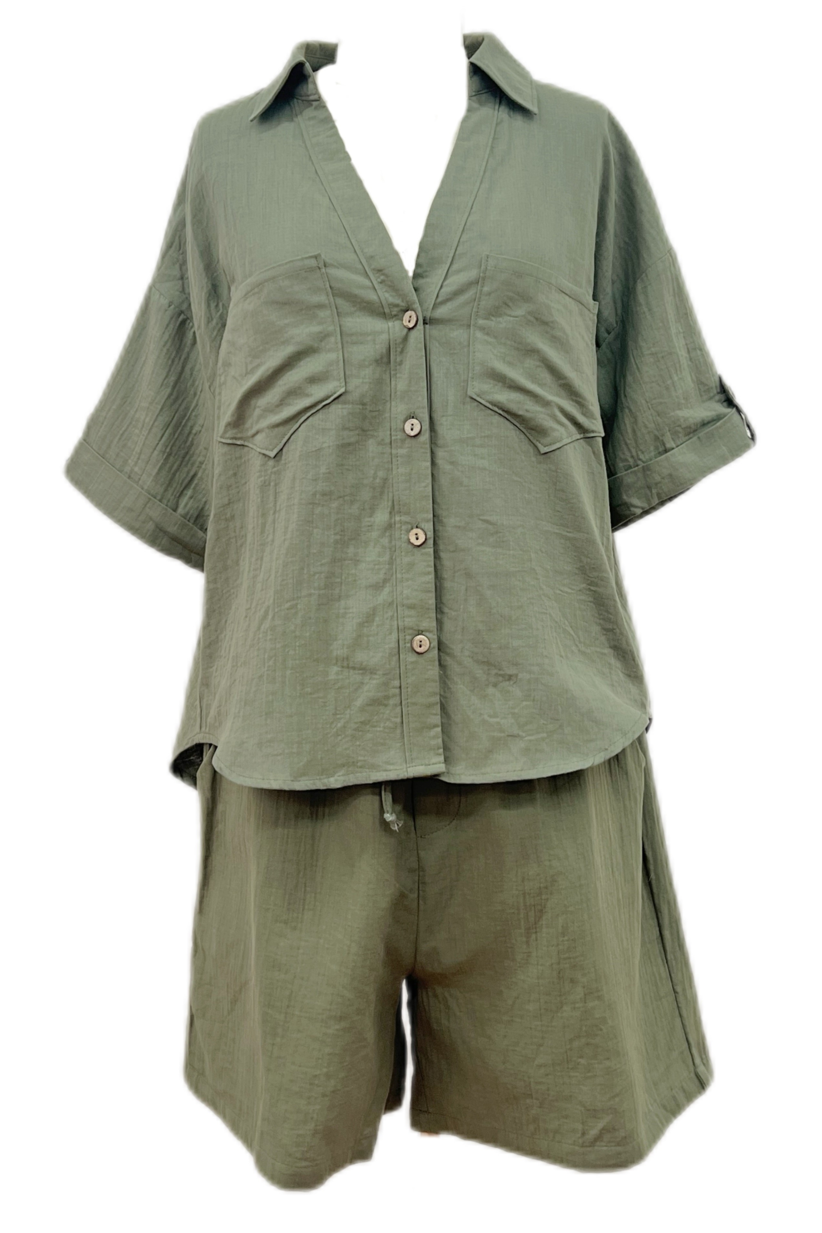 Millie Shorts in Khaki