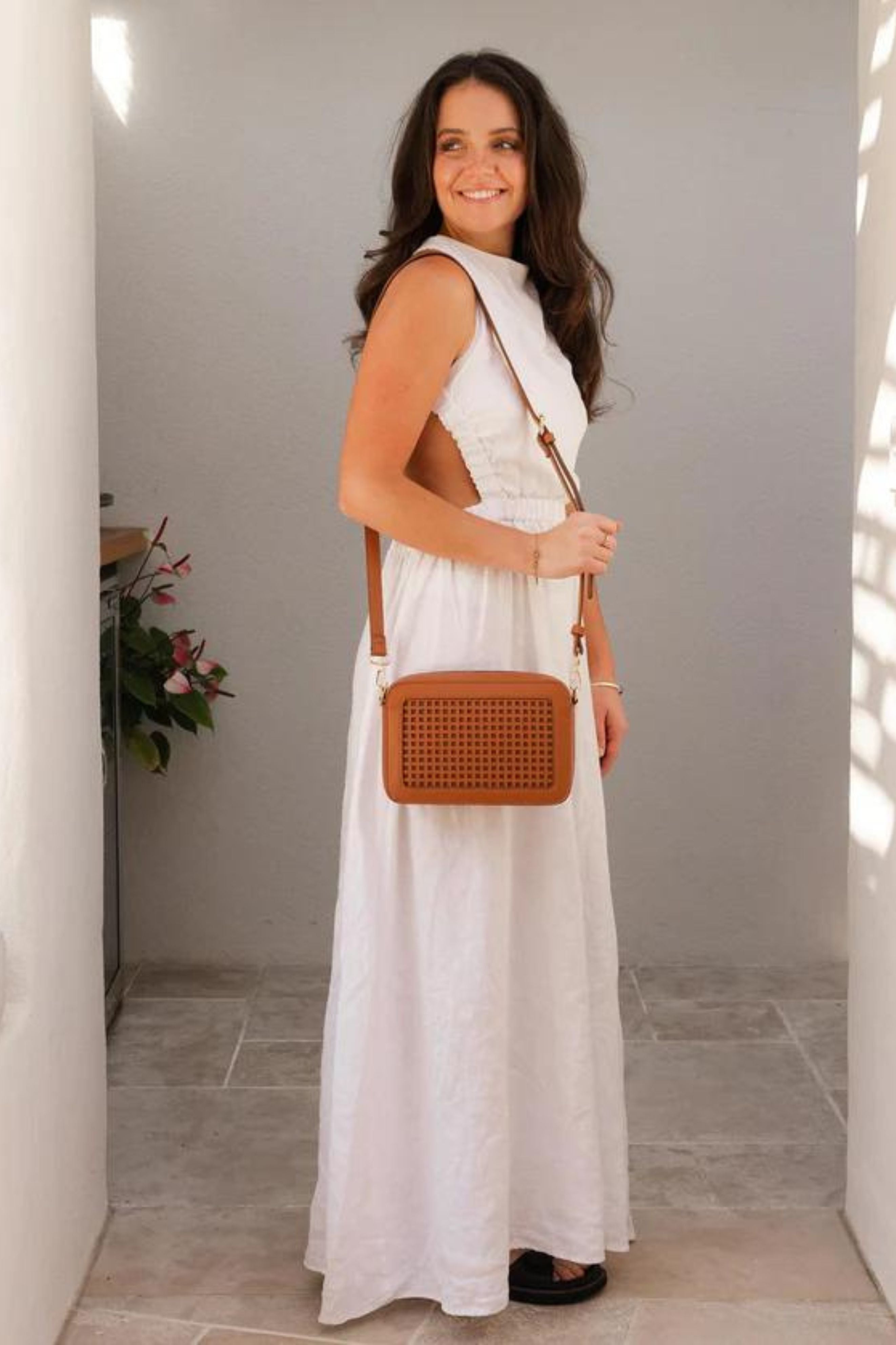 Giselle Crossbody Bag - Tan