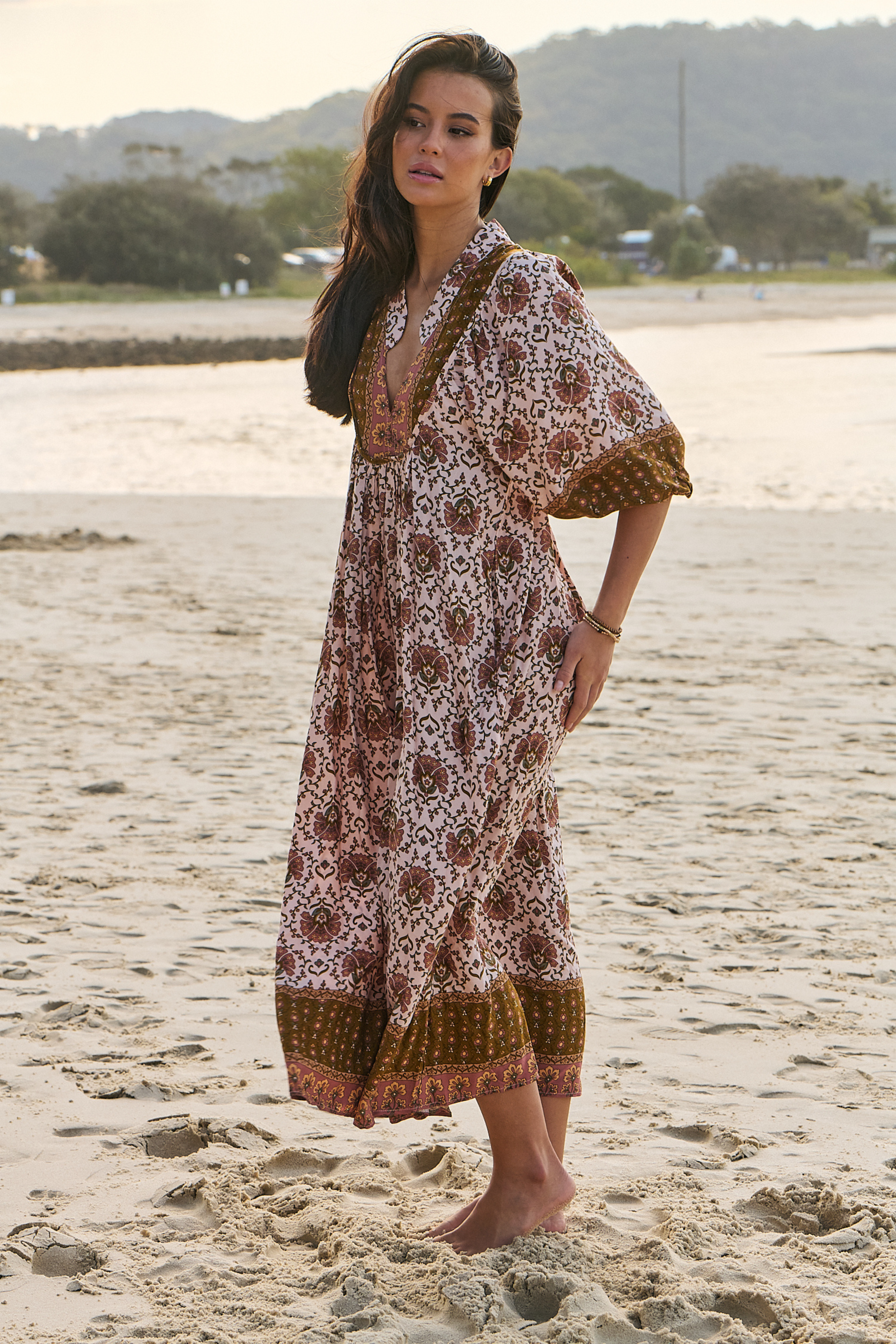 Boheme Midi in Wild Gypsy Print