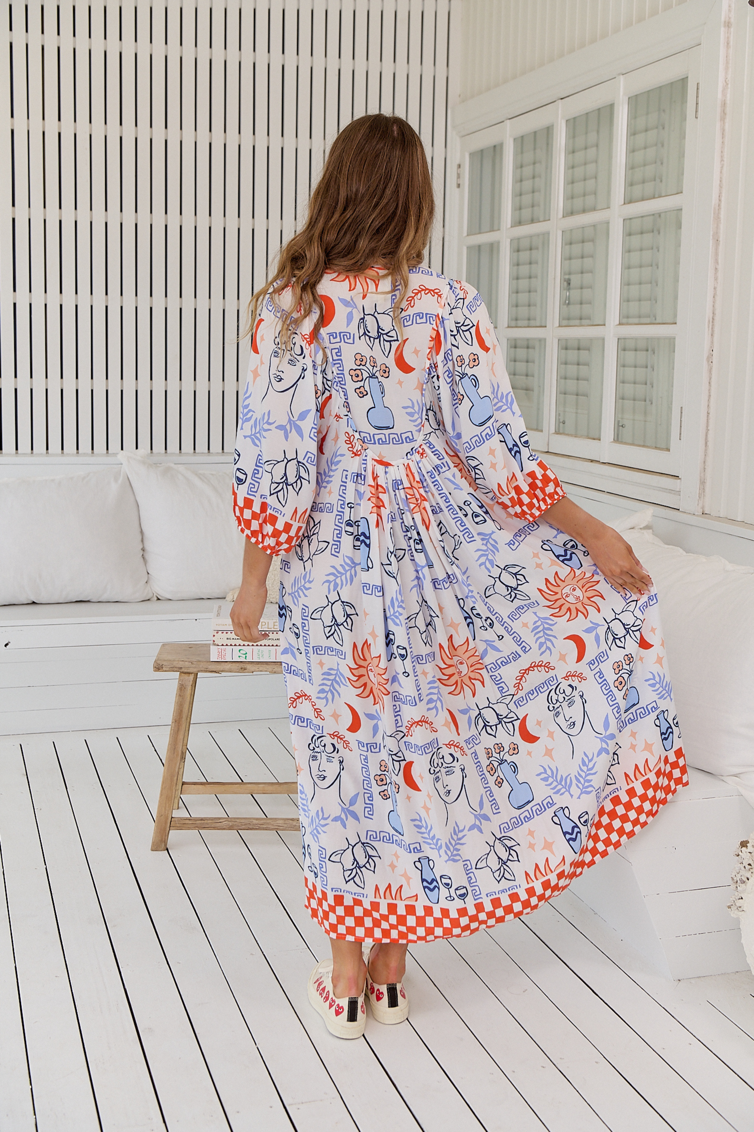 Boheme Midi in Symi Print