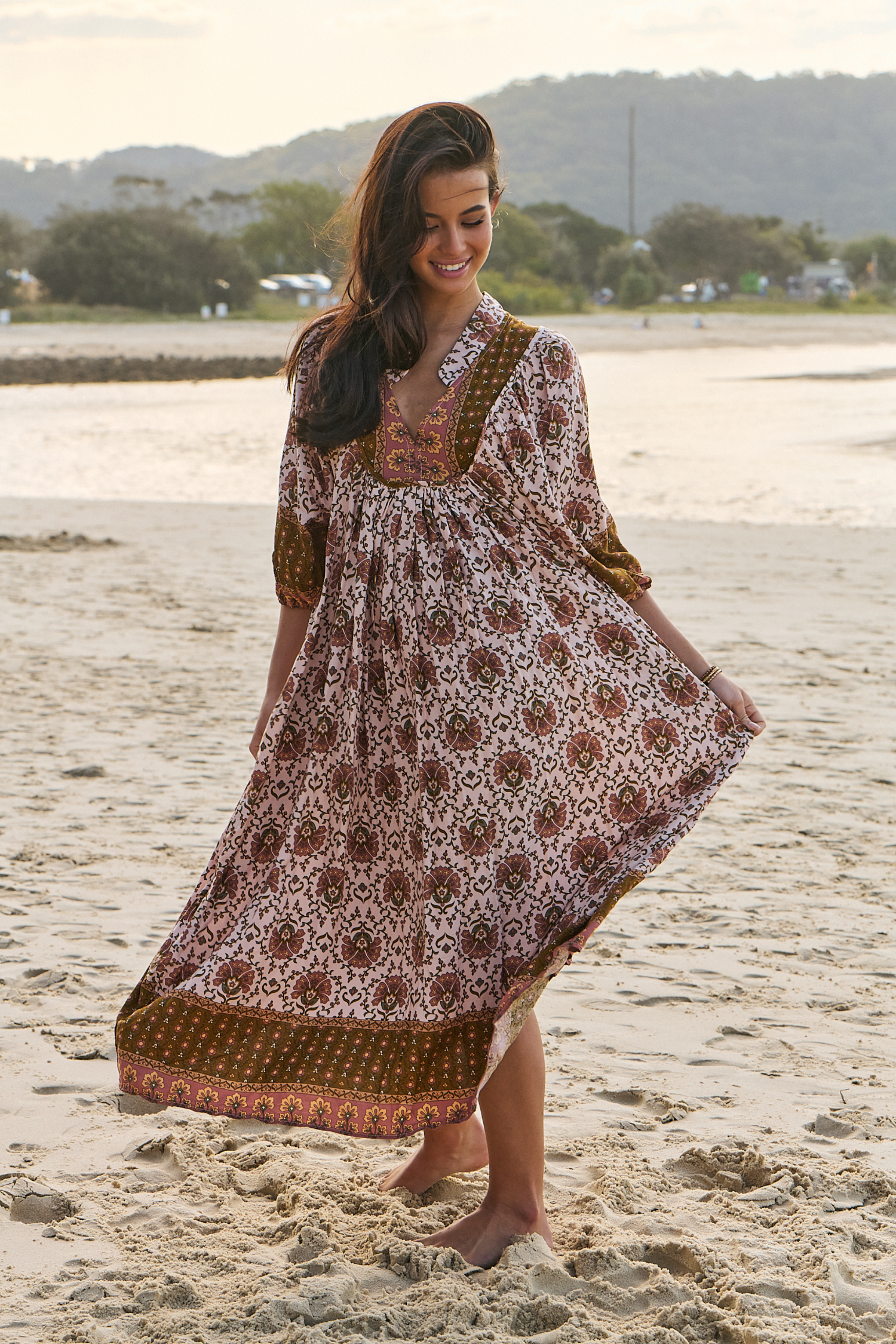 Boheme Midi in Wild Gypsy Print