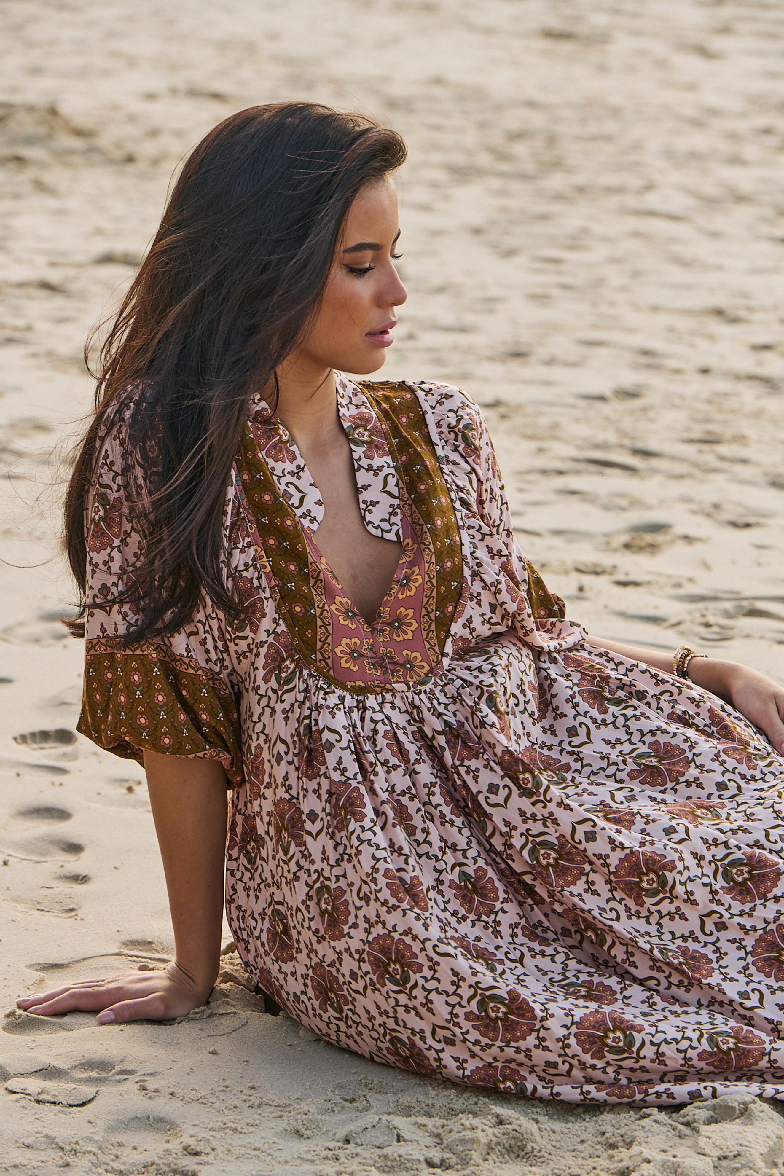 Boheme Midi in Wild Gypsy Print