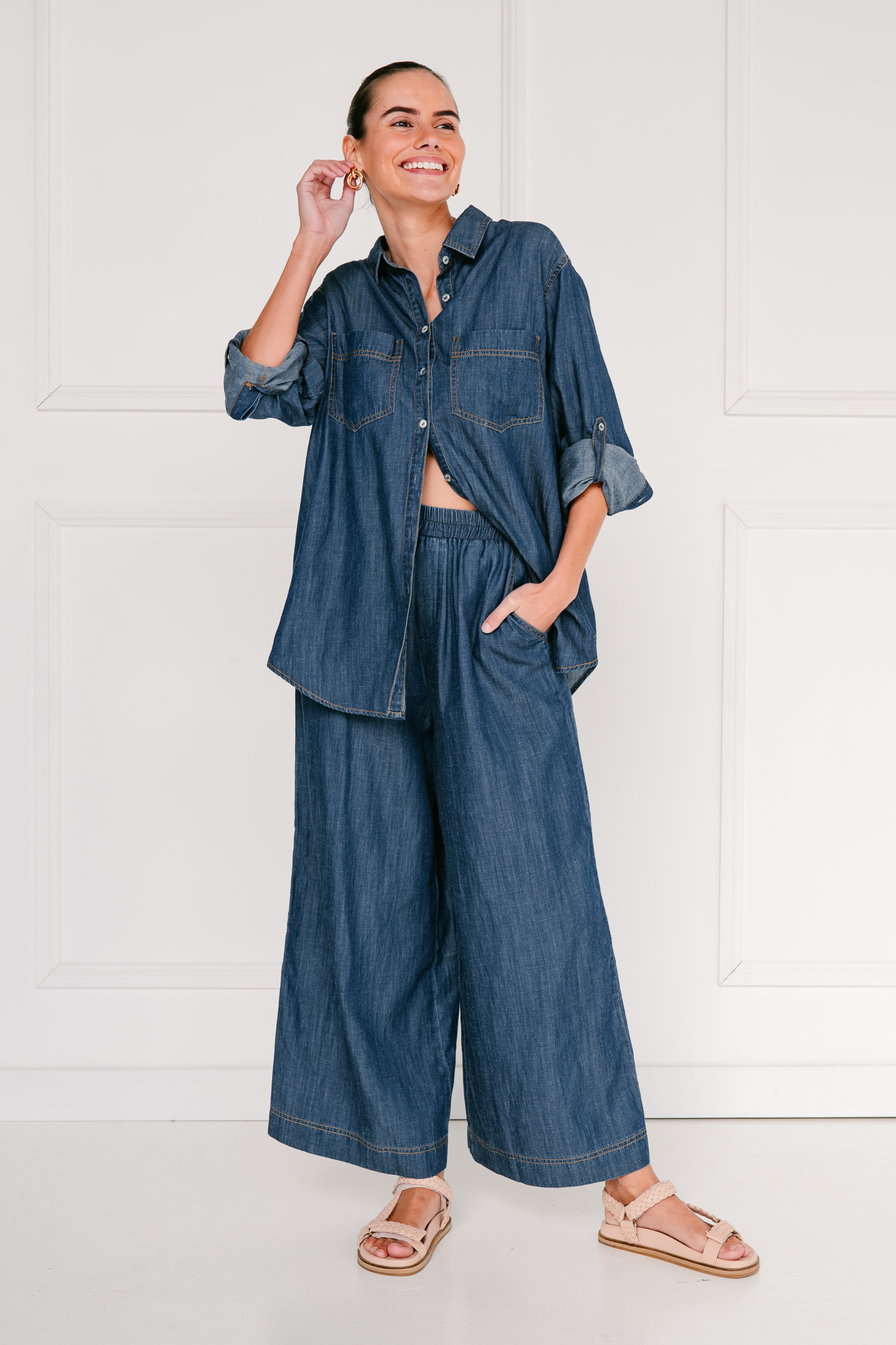 Belmont Pants in Denim