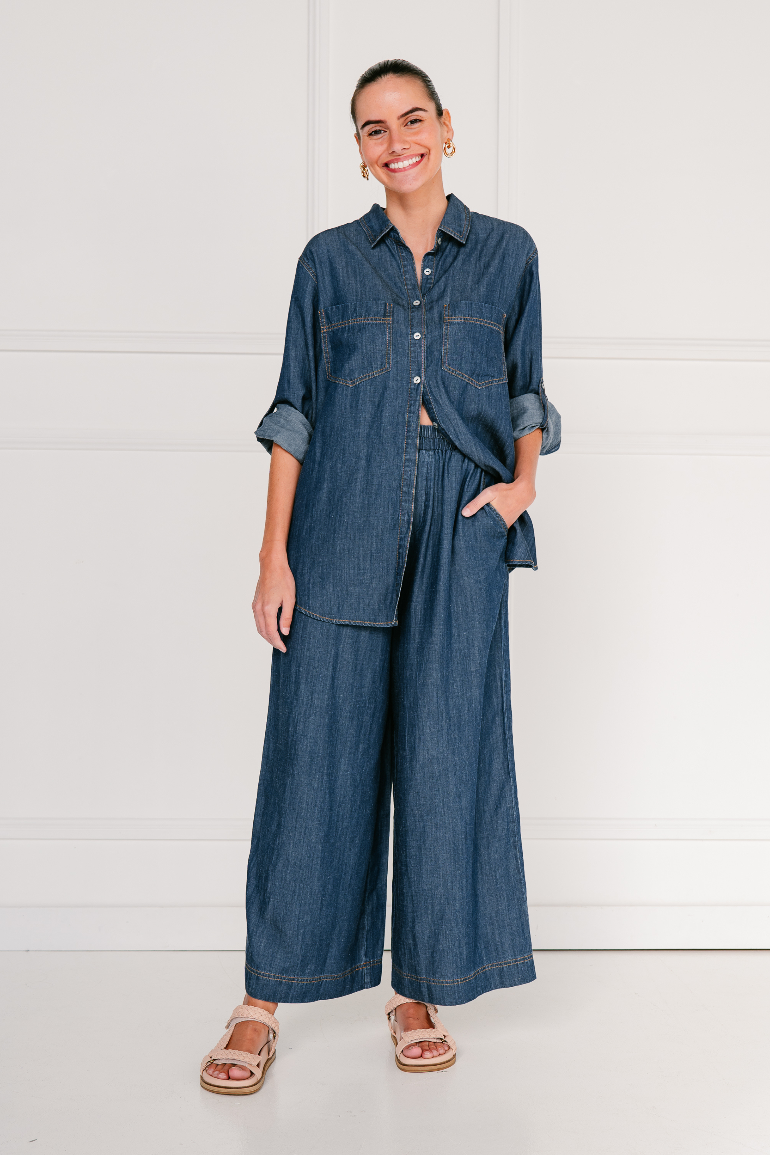 Belmont Pants in Denim