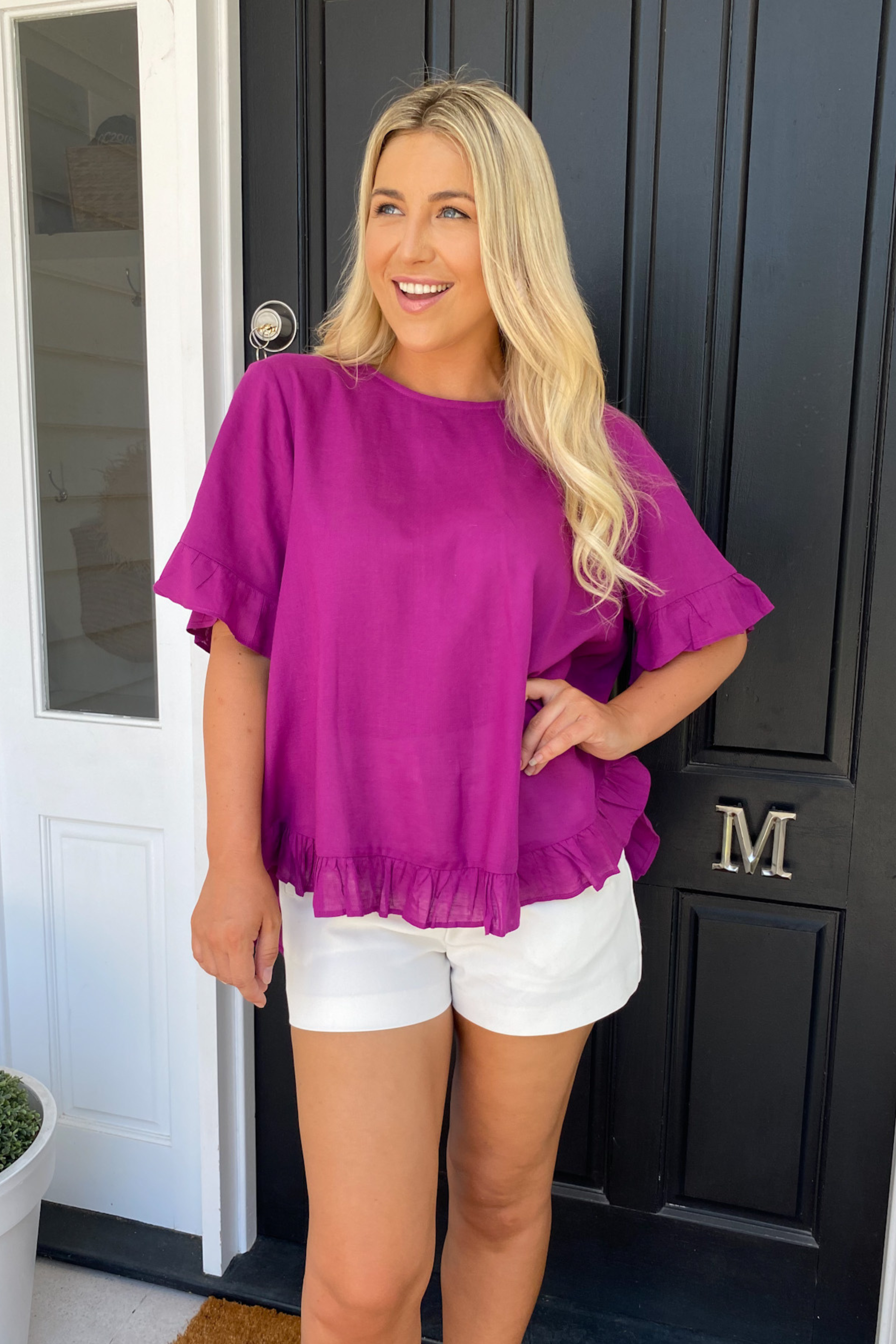 Olivia Top in Orchid