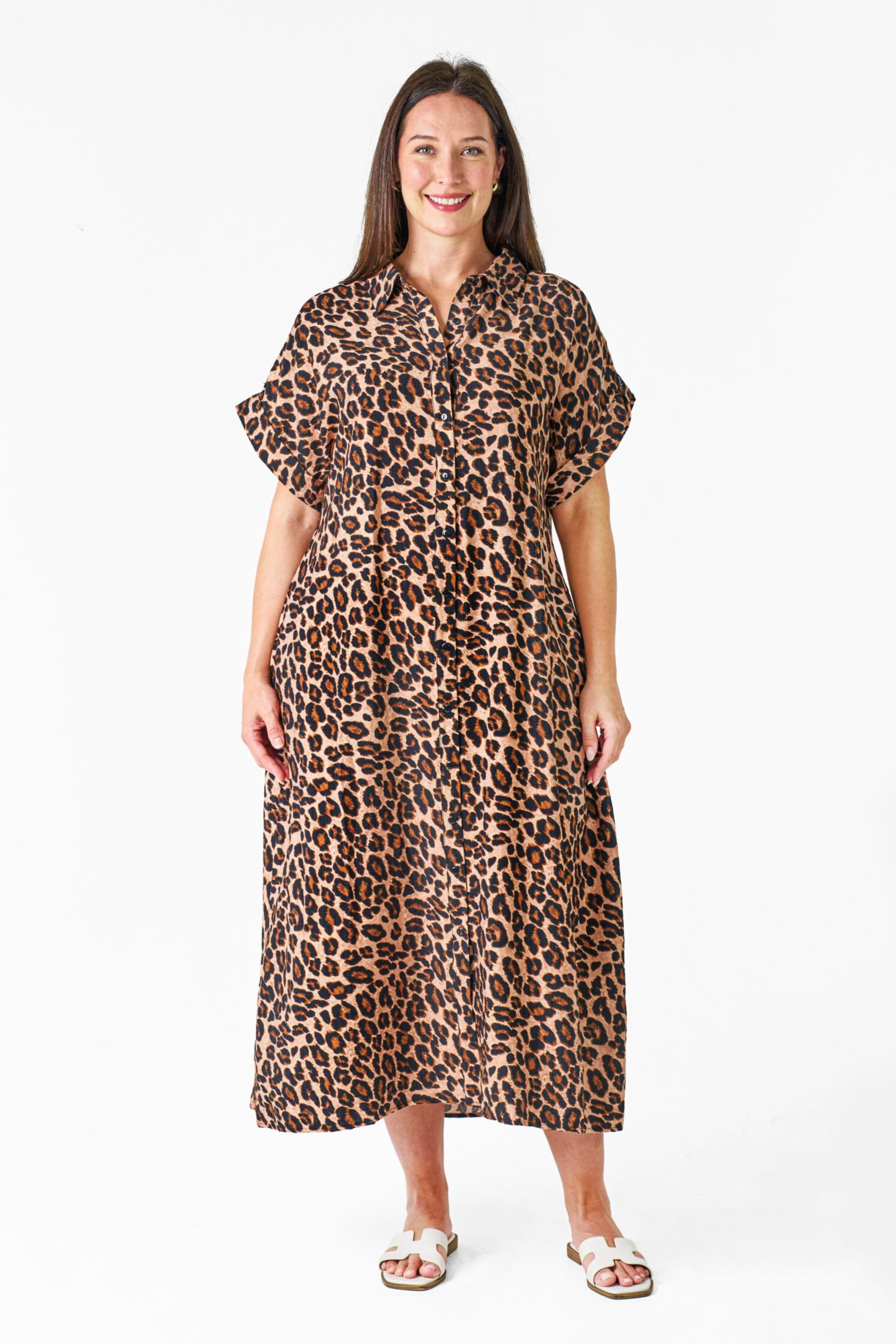 Dakota Dress in Animal Print