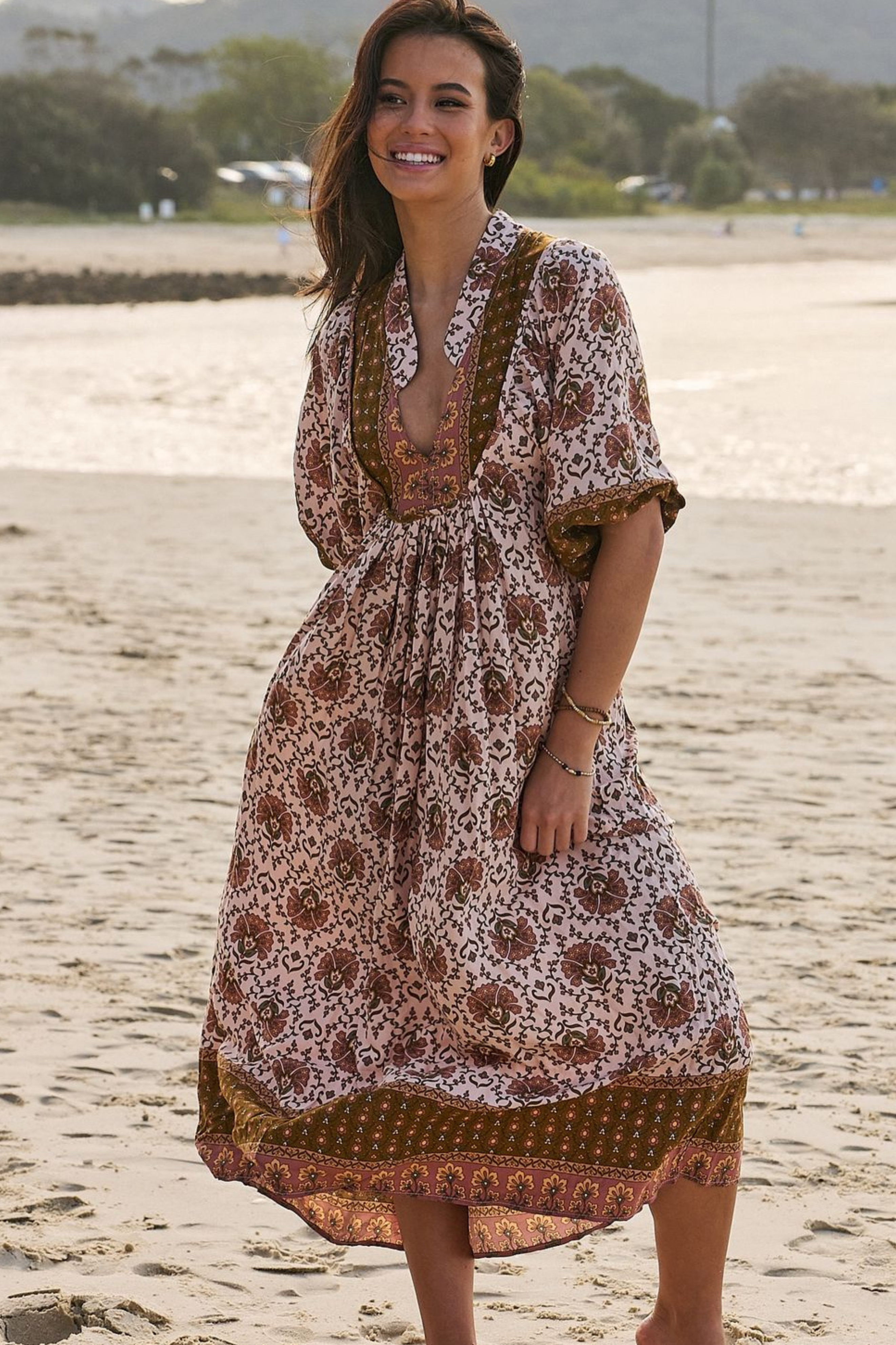 Boheme Midi in Wild Gypsy Print