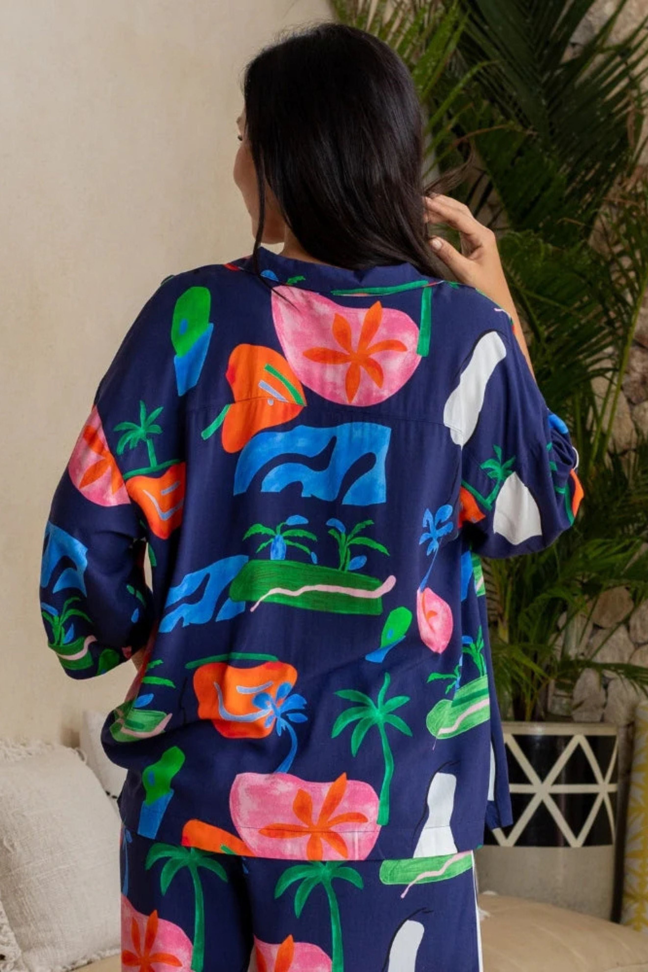 Luna Shirt - Navy