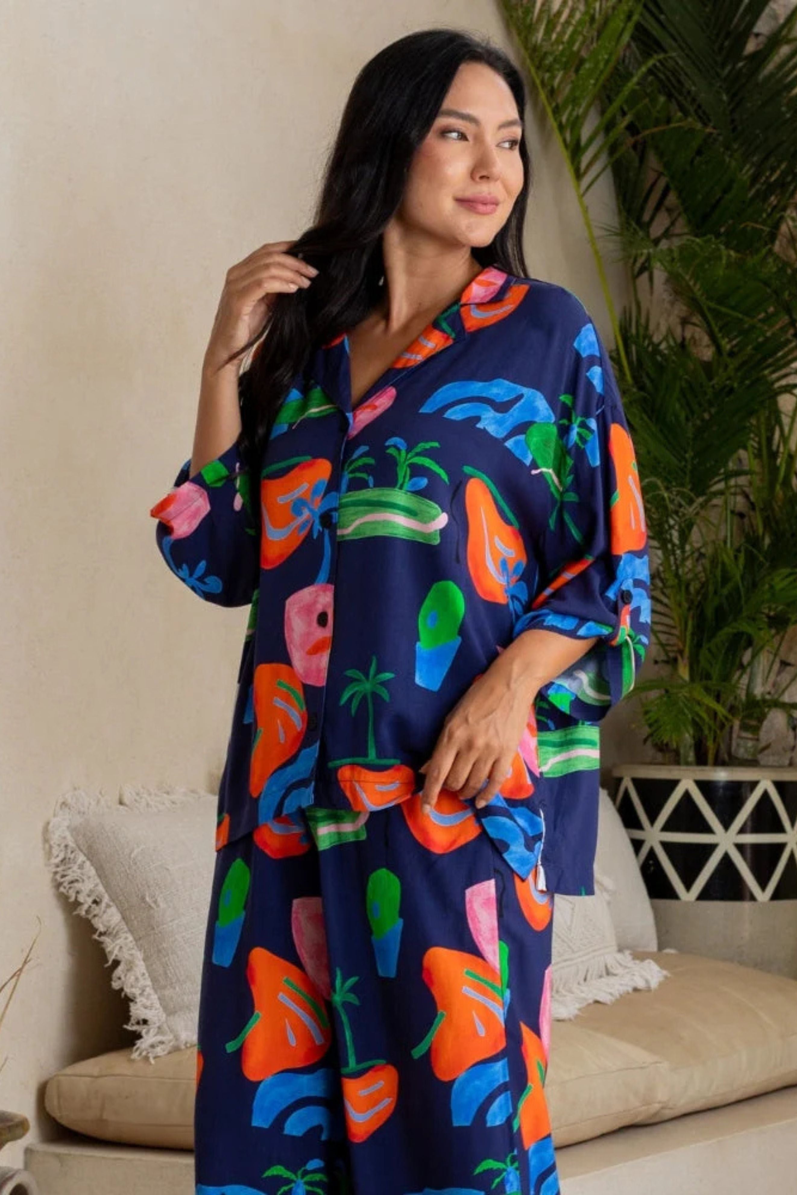 Luna Shirt - Navy