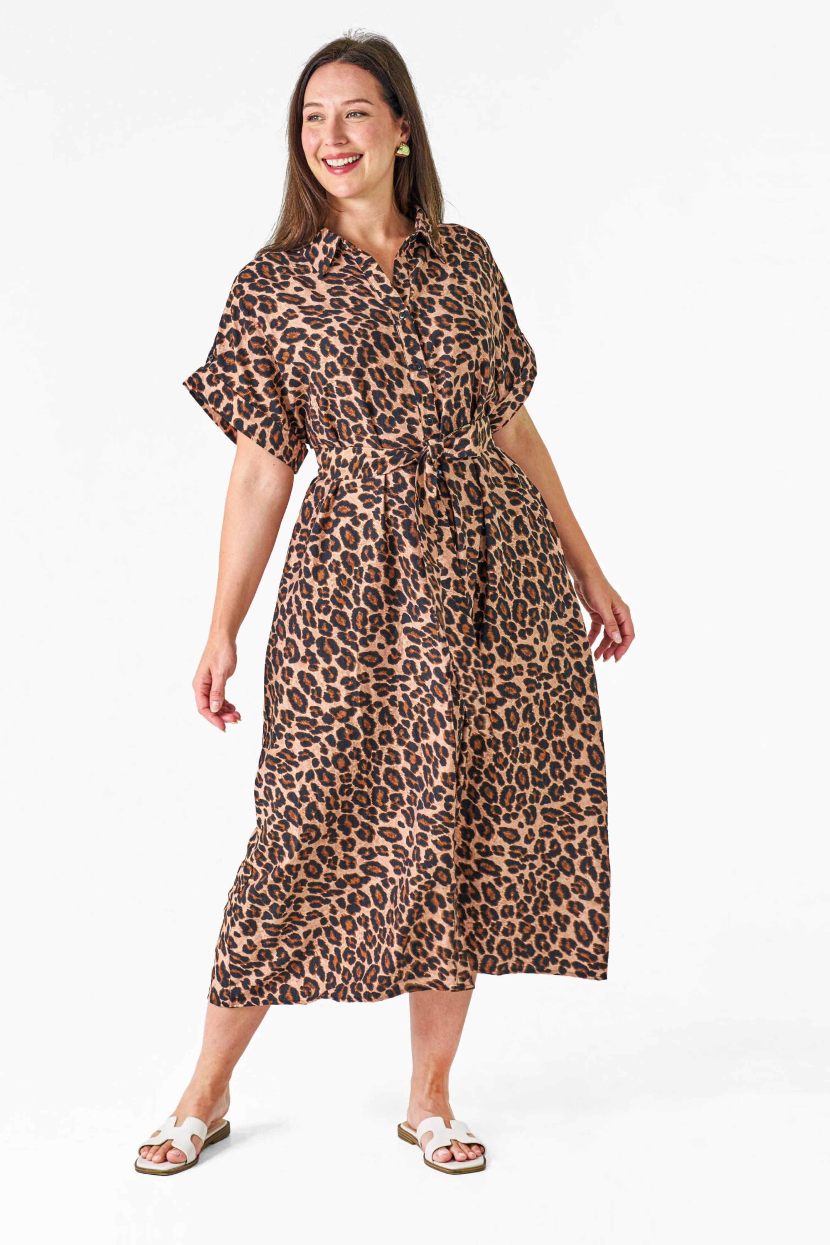 Dakota Dress in Animal Print