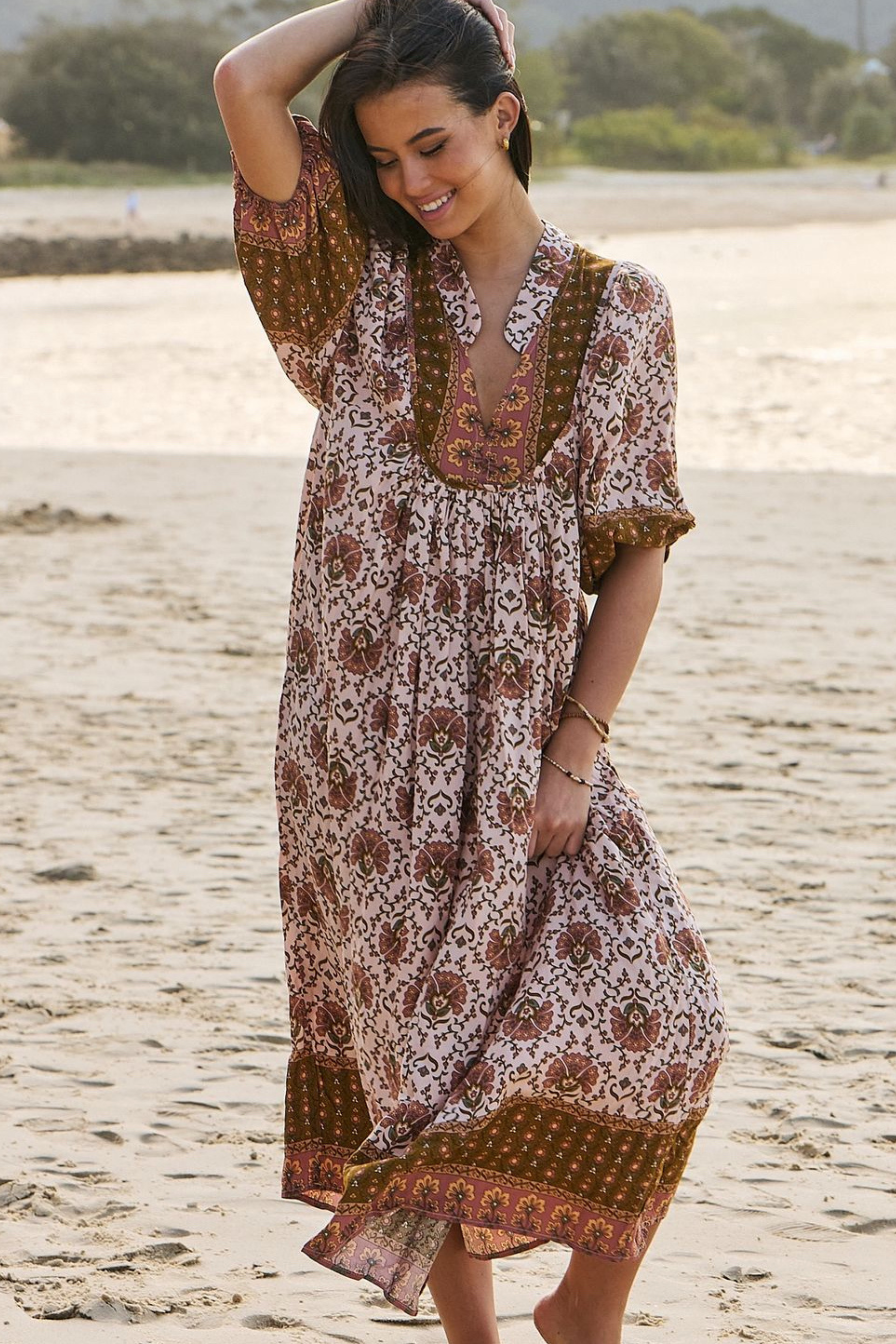 Boheme Midi in Wild Gypsy Print