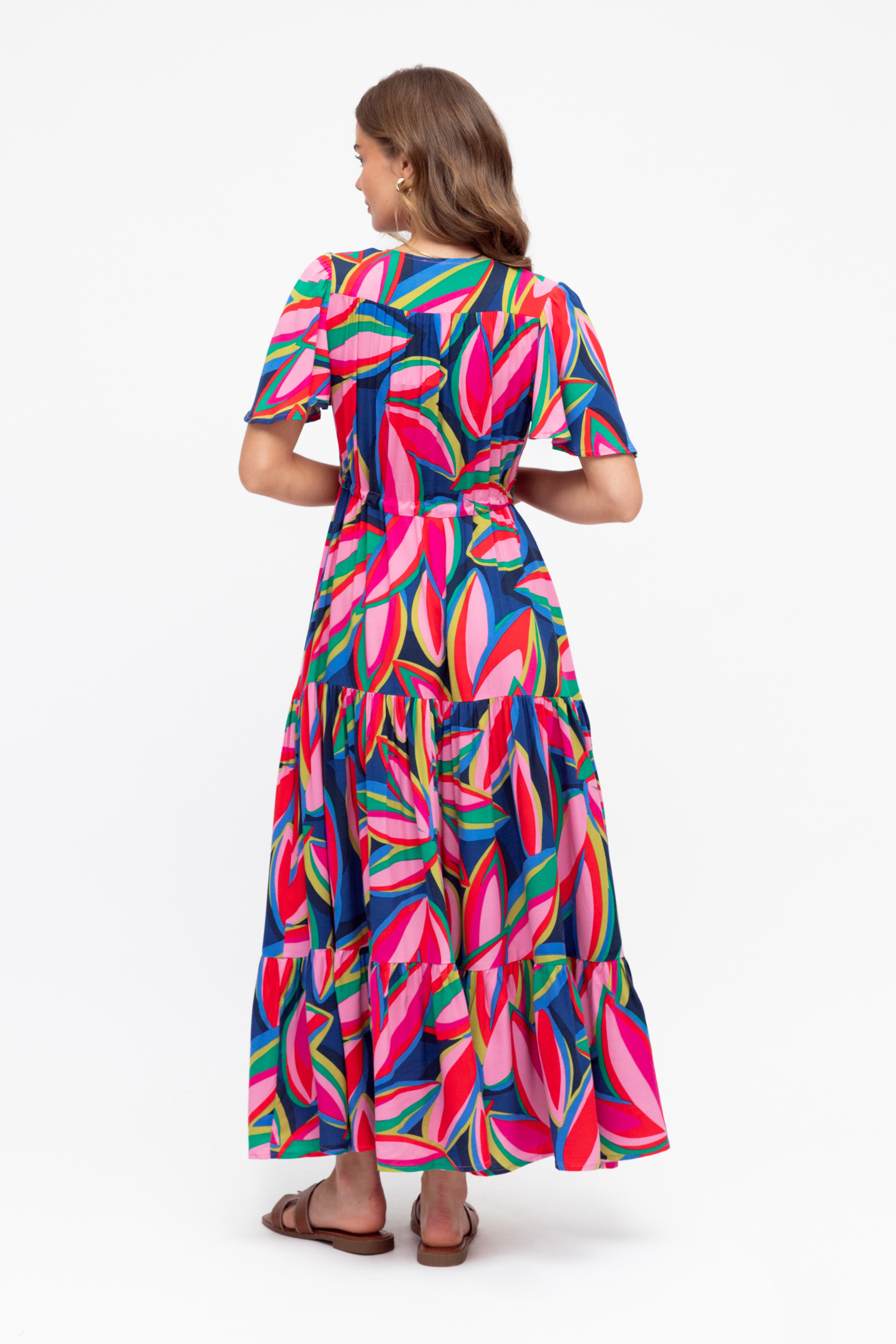 The FLORENCE Maxi Dress in Zinnia Print