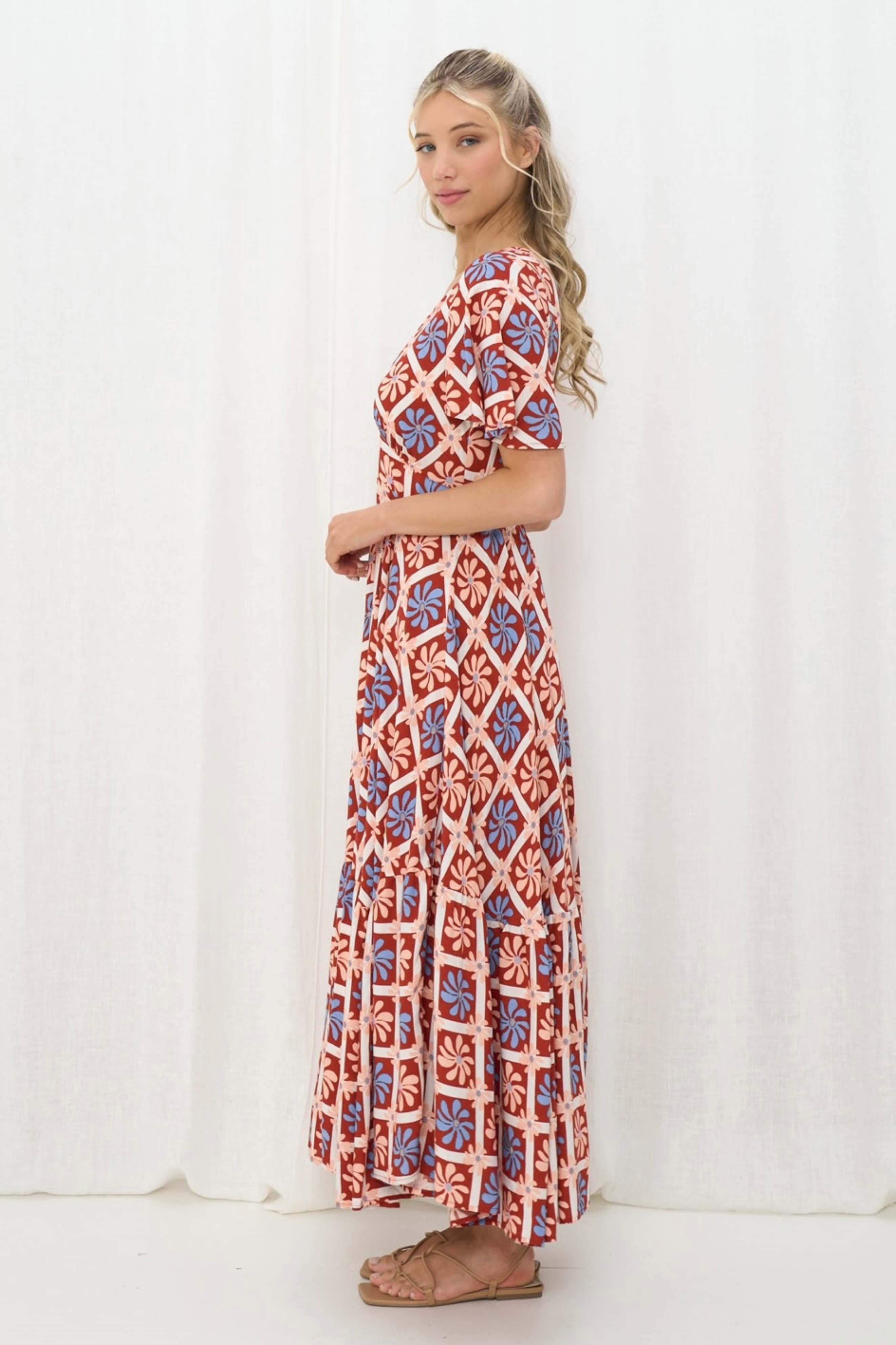 10+ Printed Maxi Dress