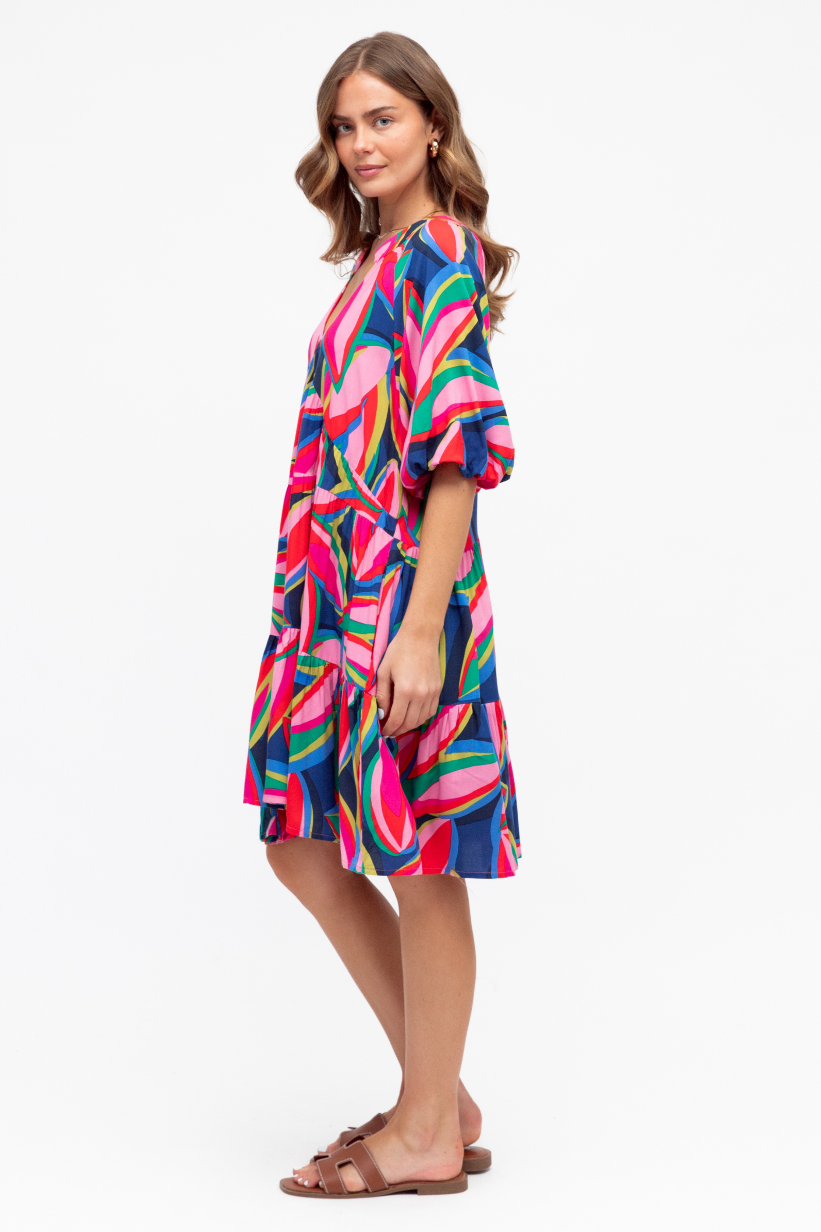 Delilah Dress in Zinnia Print