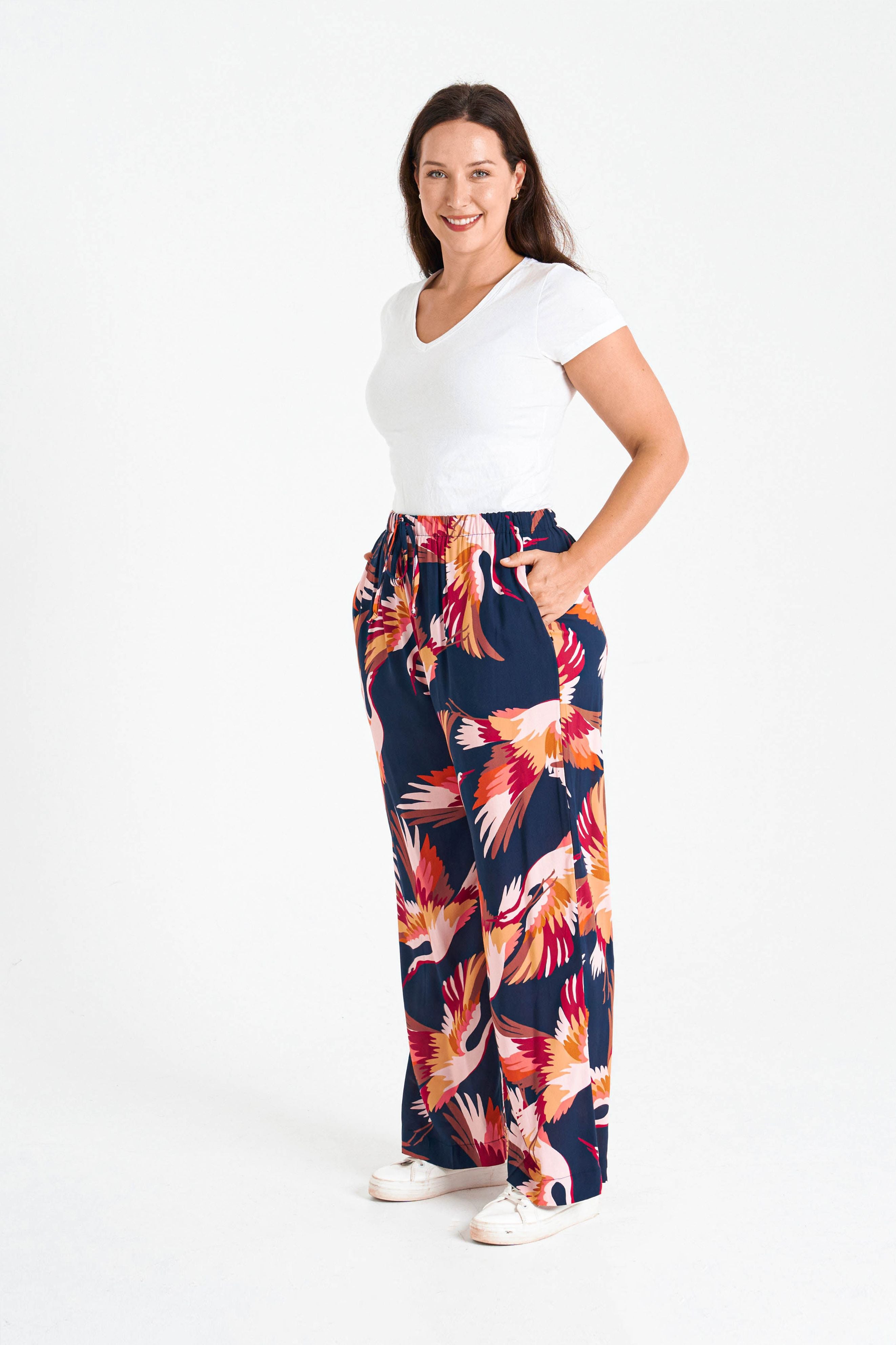 Farrah Pants in Navy