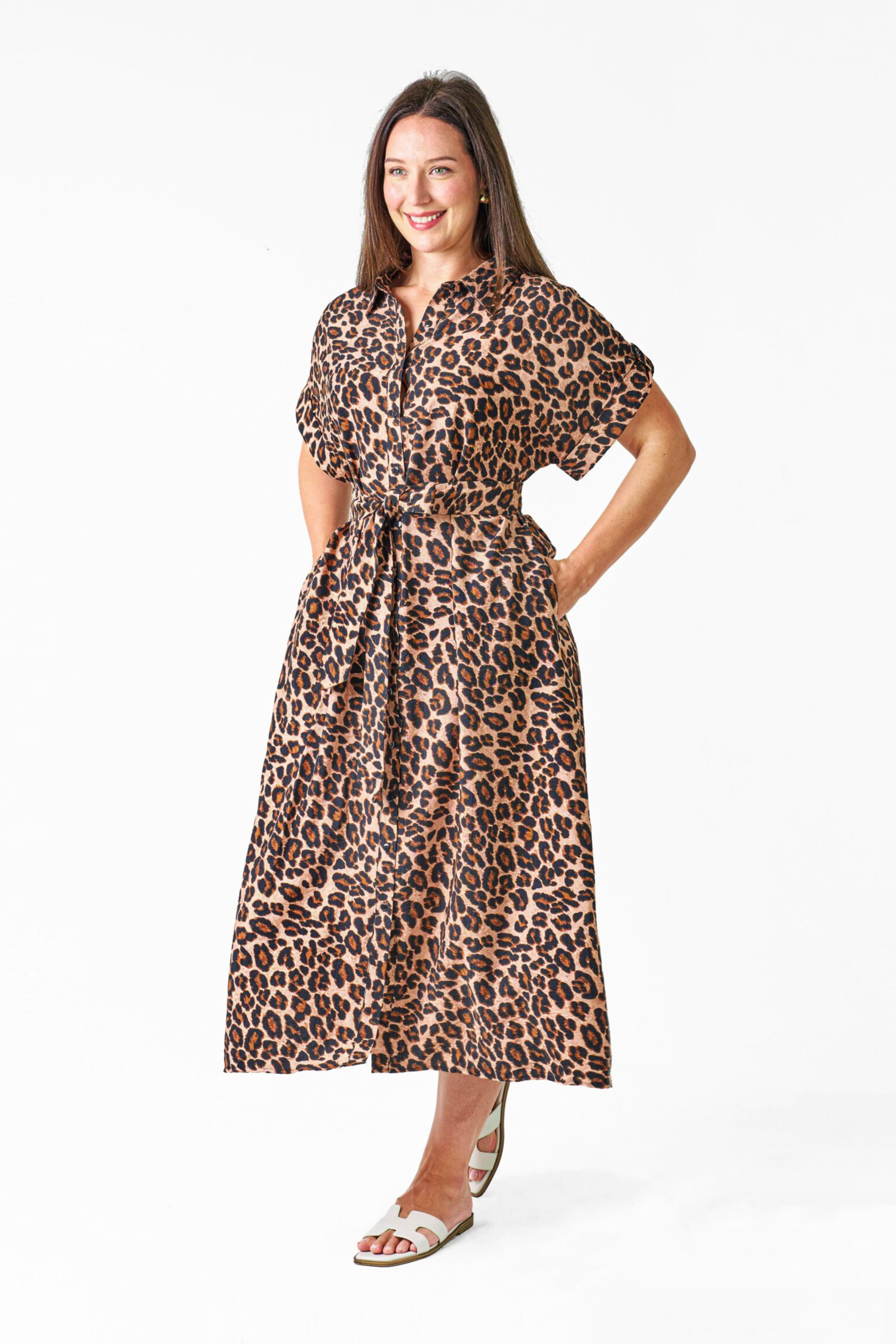 Dakota Dress in Animal Print