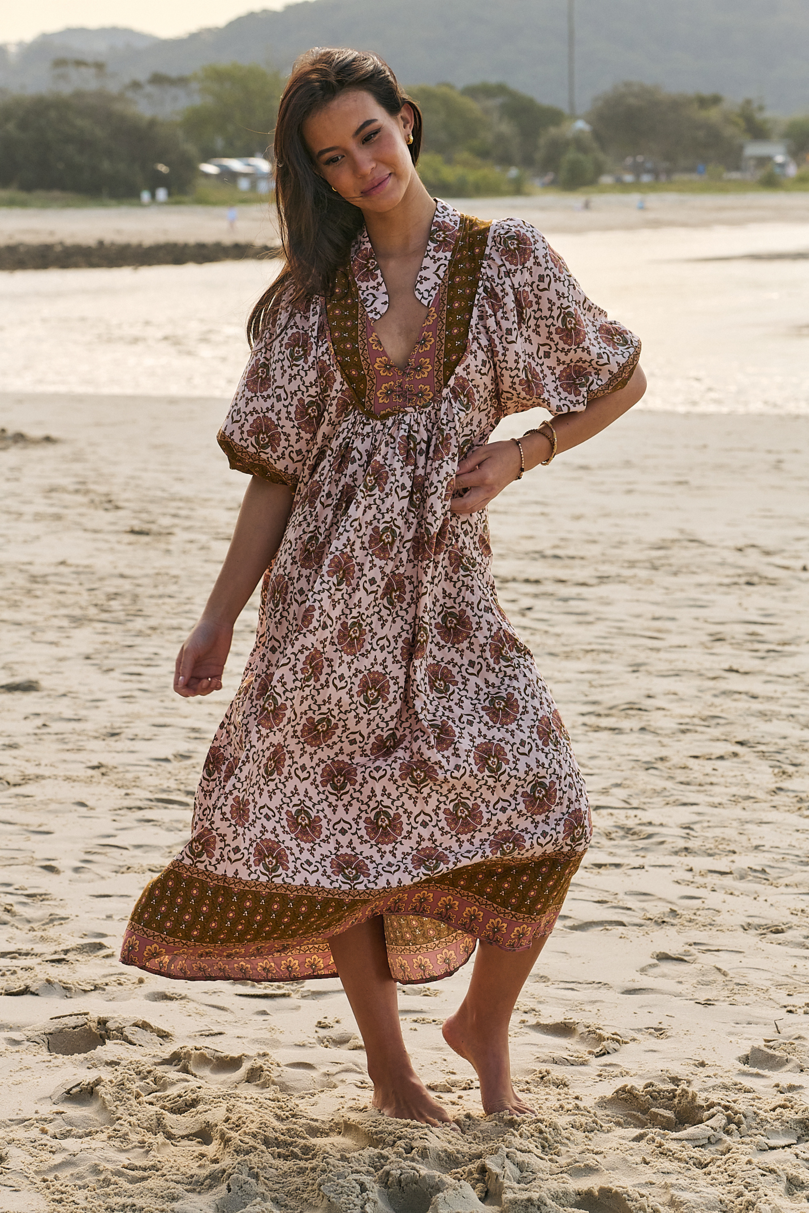 Boheme Midi in Wild Gypsy Print