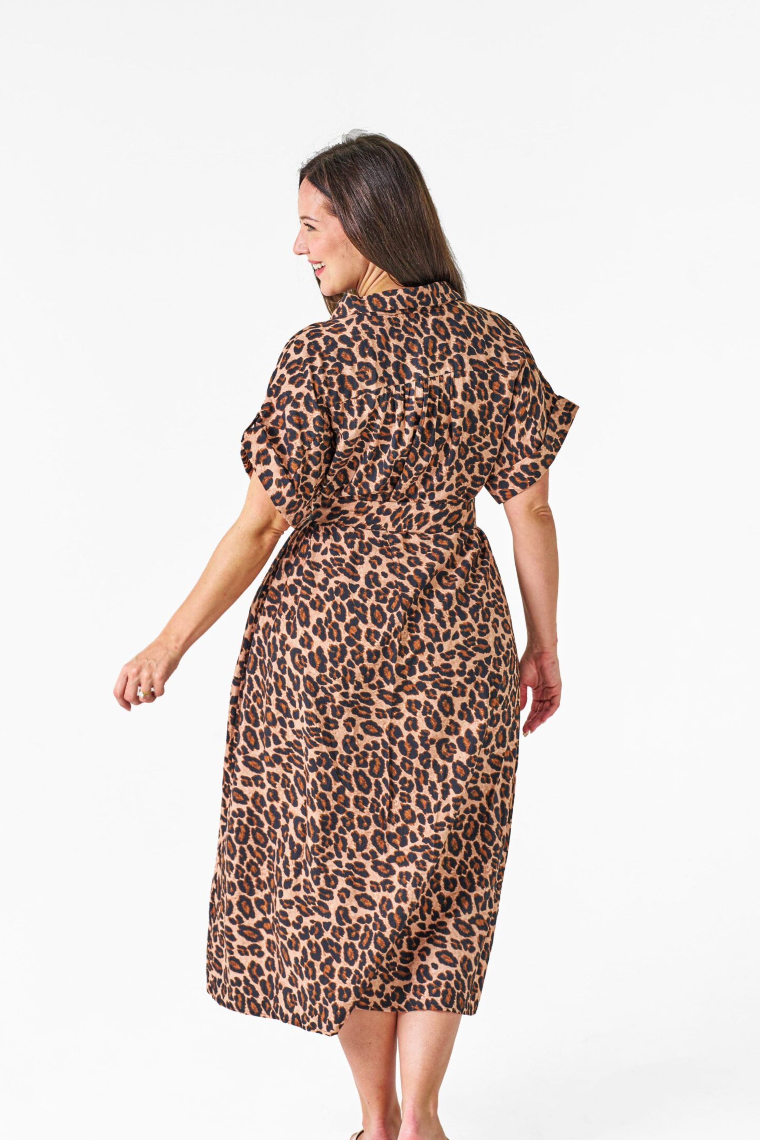 Dakota Dress in Animal Print