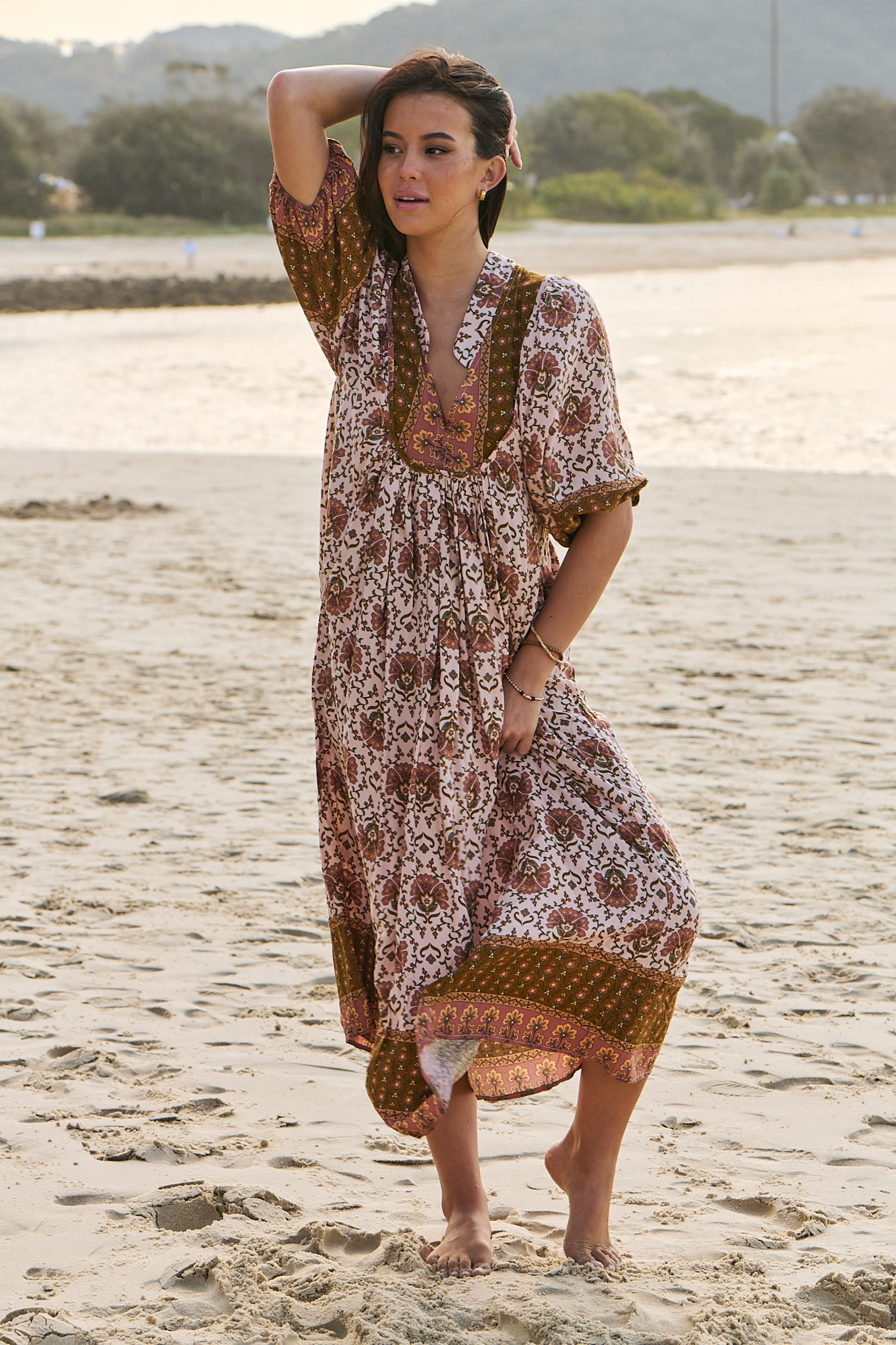 Boheme Midi in Wild Gypsy Print