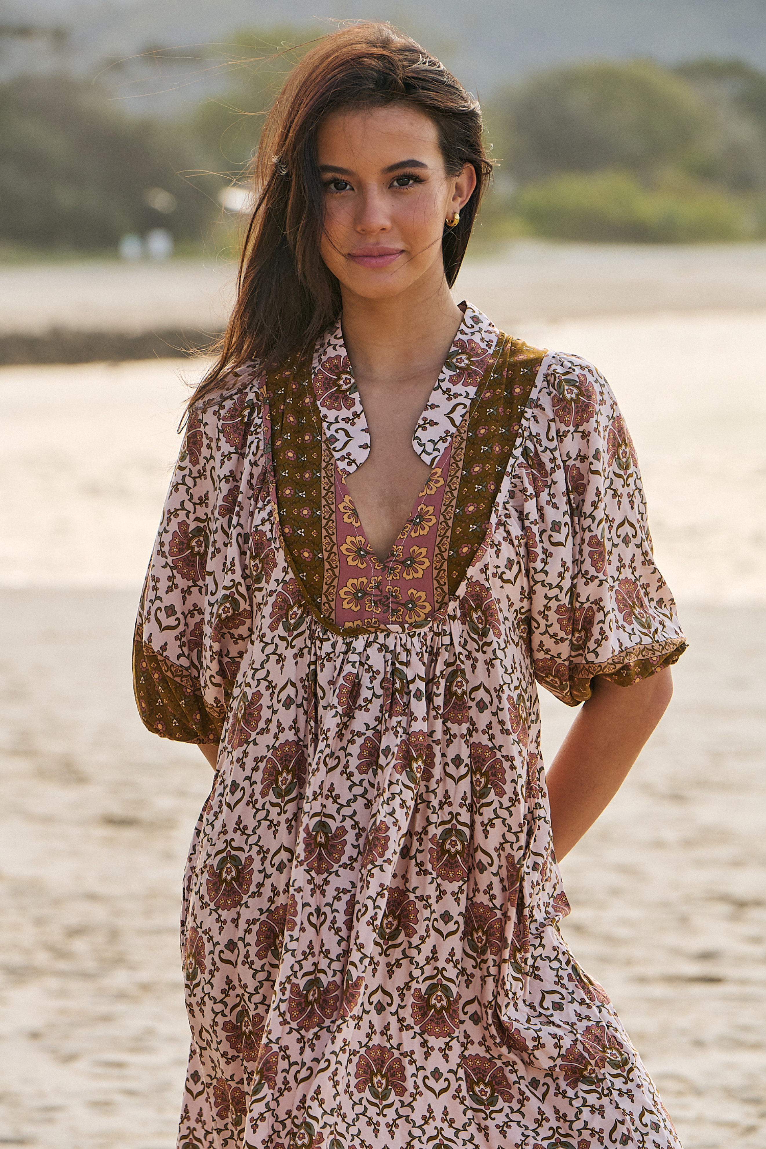 Boheme Midi in Wild Gypsy Print