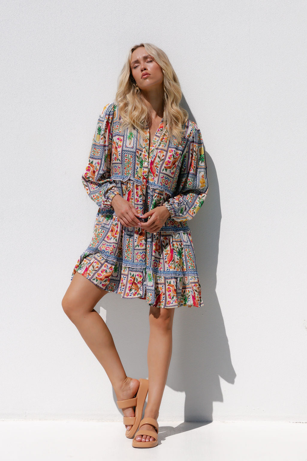 Elliana Dress in Montego Print