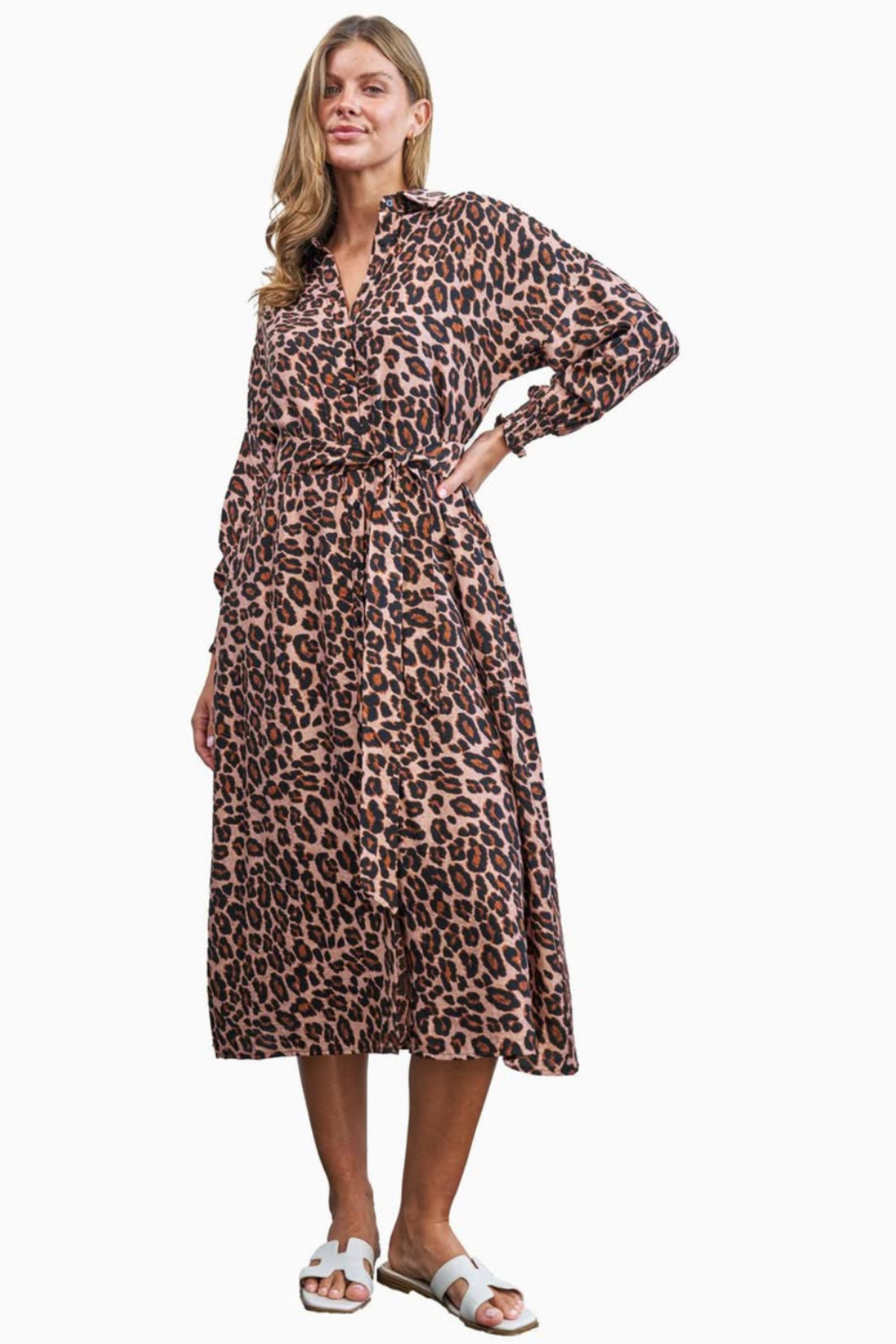 Frankie Dress in Animal Print