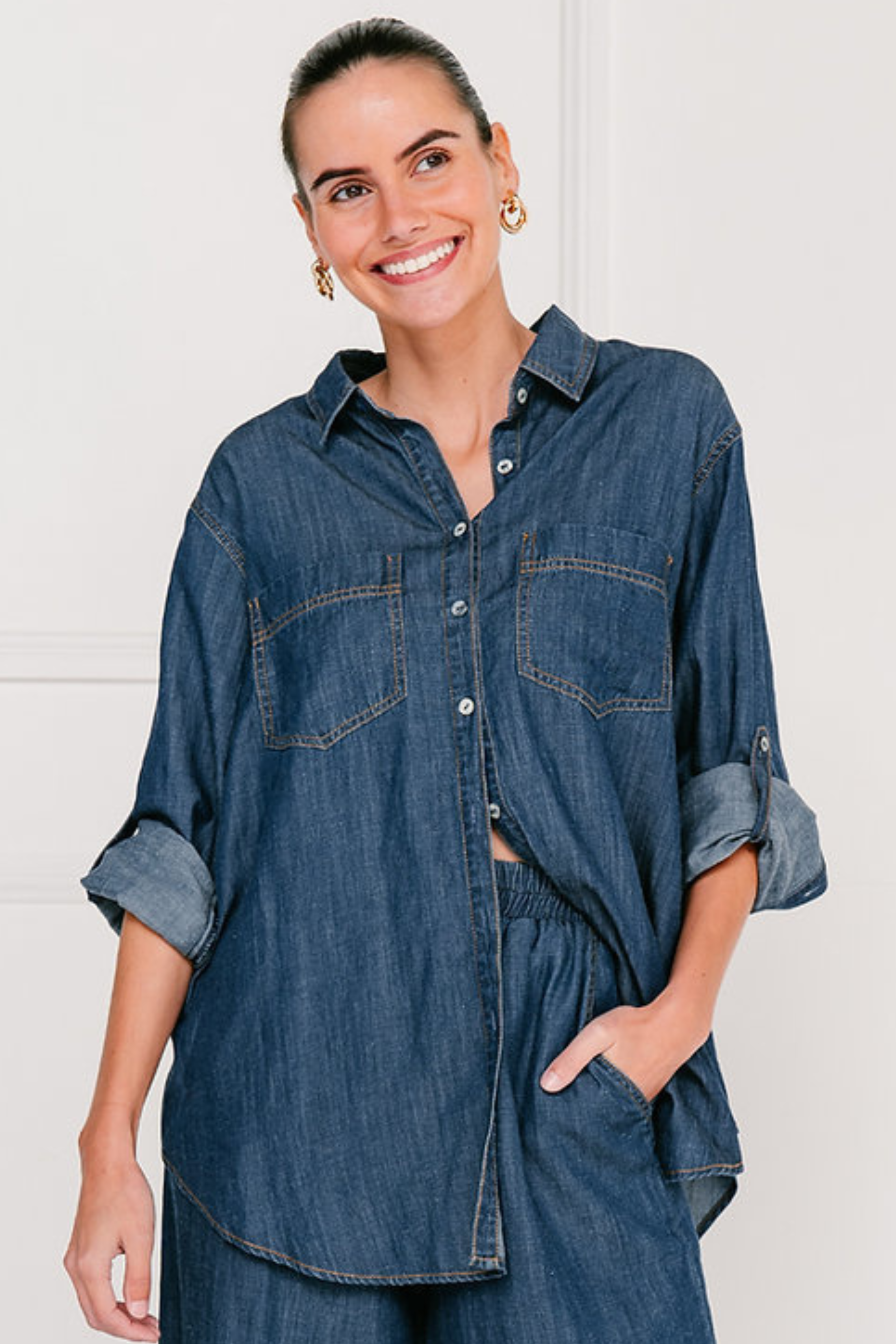 Belmont Shirt in Denim