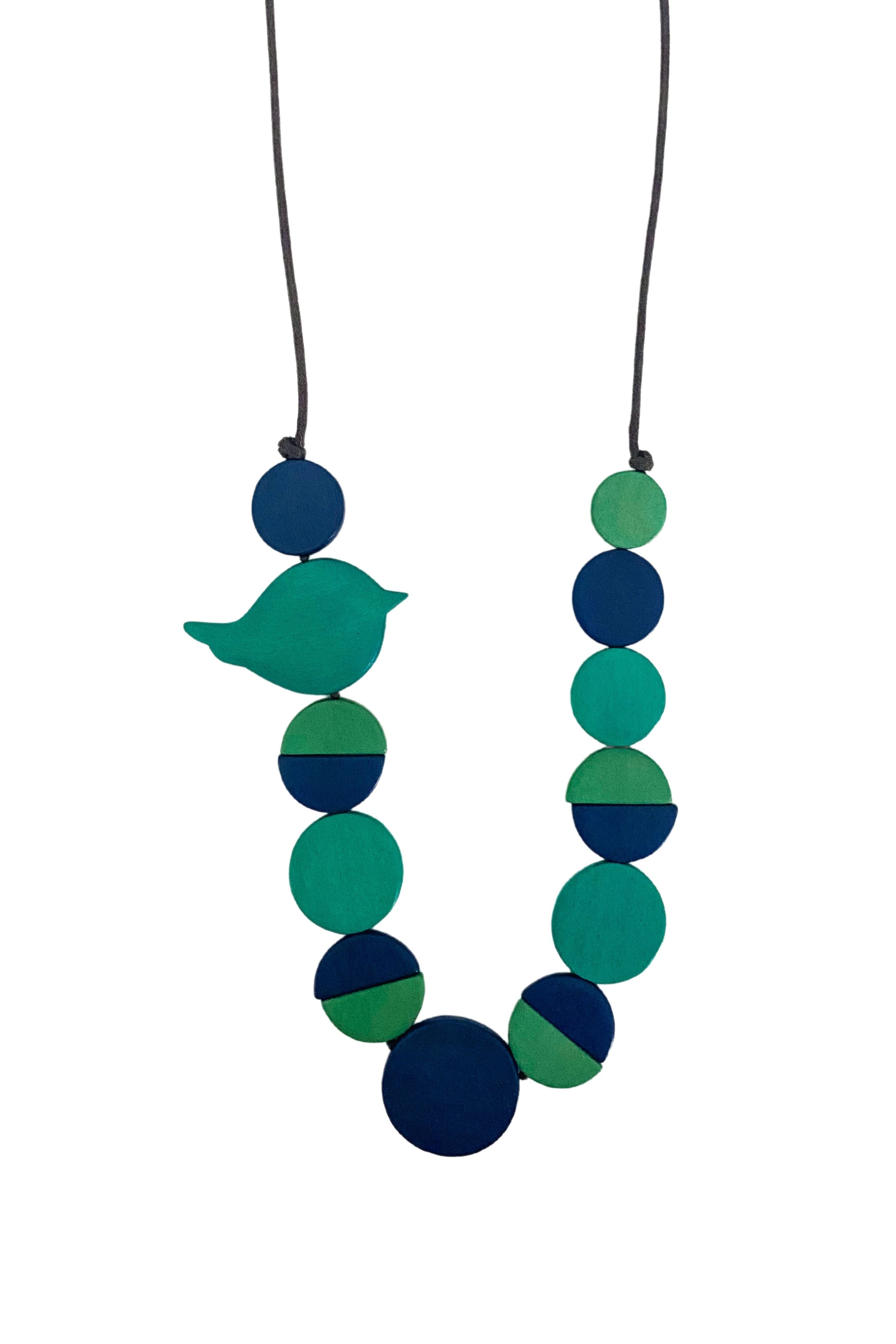 BLUEBELL Necklace in Blue and Turquoise