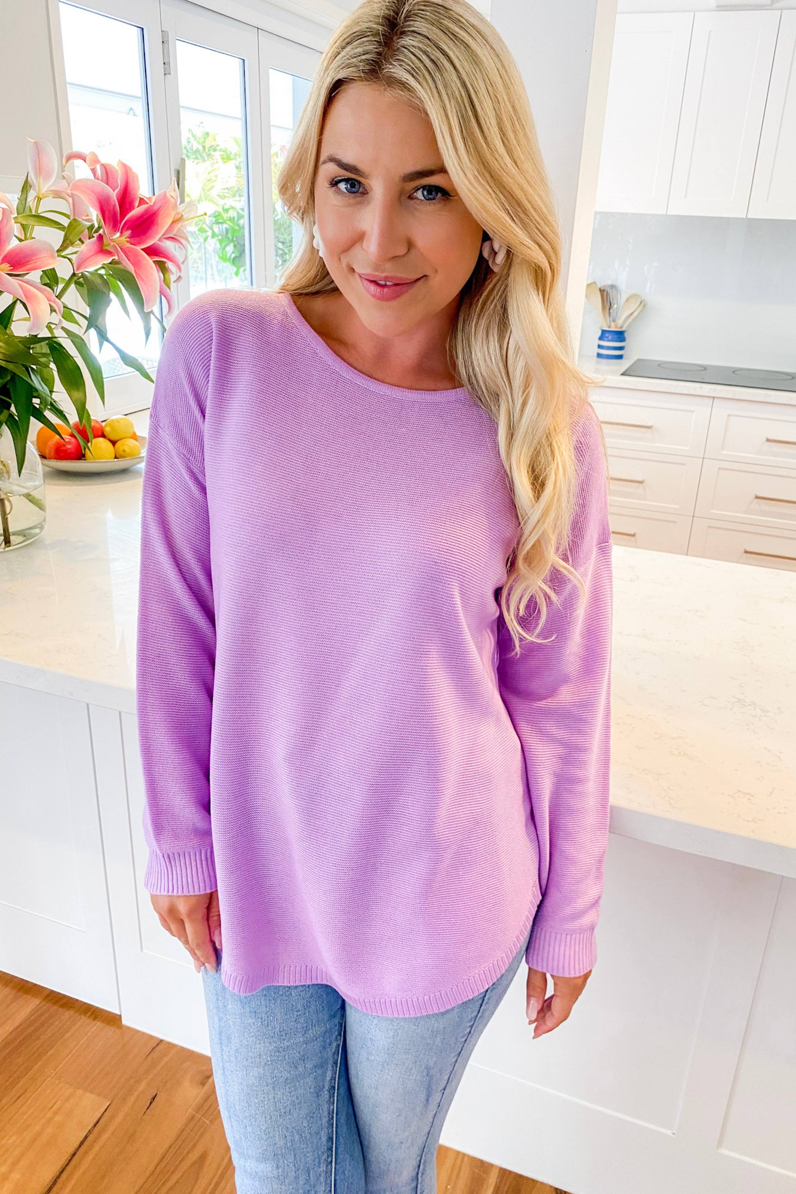 CHELSEA Knit in Lilac